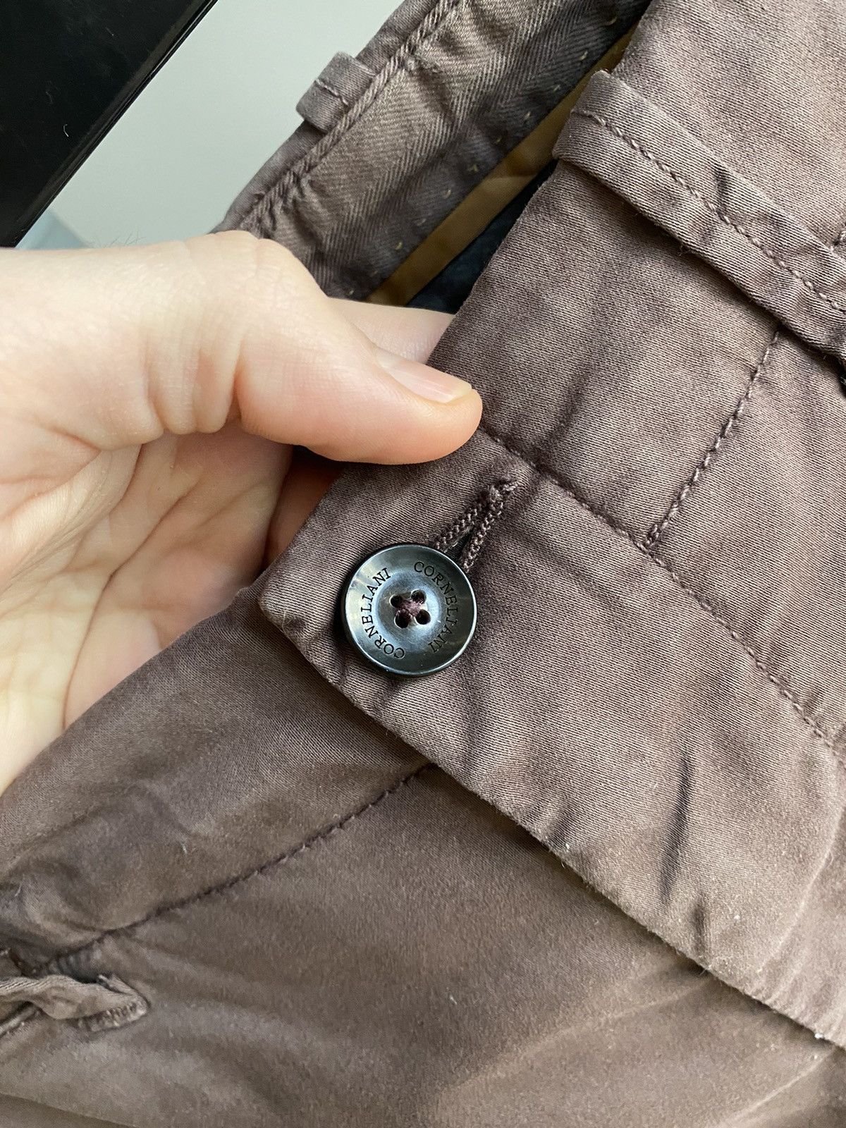 Corneliani Corneliani Pants Nude Burgundy size 50 Size US 32 / EU 48 - 8 Thumbnail