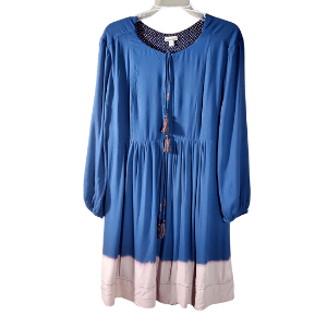 Anthropologie Holding Horses Ombre Blue Pink Dip Dye Mini Dress Sz Small Size S / US 4 / IT 40 - 9 Thumbnail