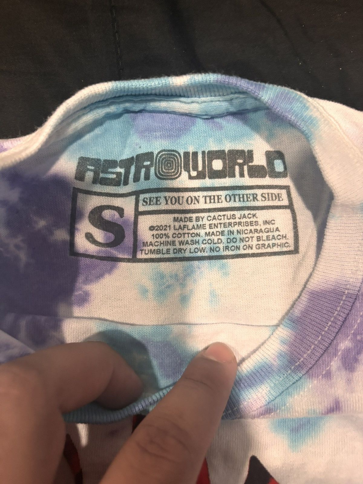 Travis Scott Travis Scott Flame T-Shirt Tie Dye Size US S / EU 44-46 / 1 - 2 Thumbnail