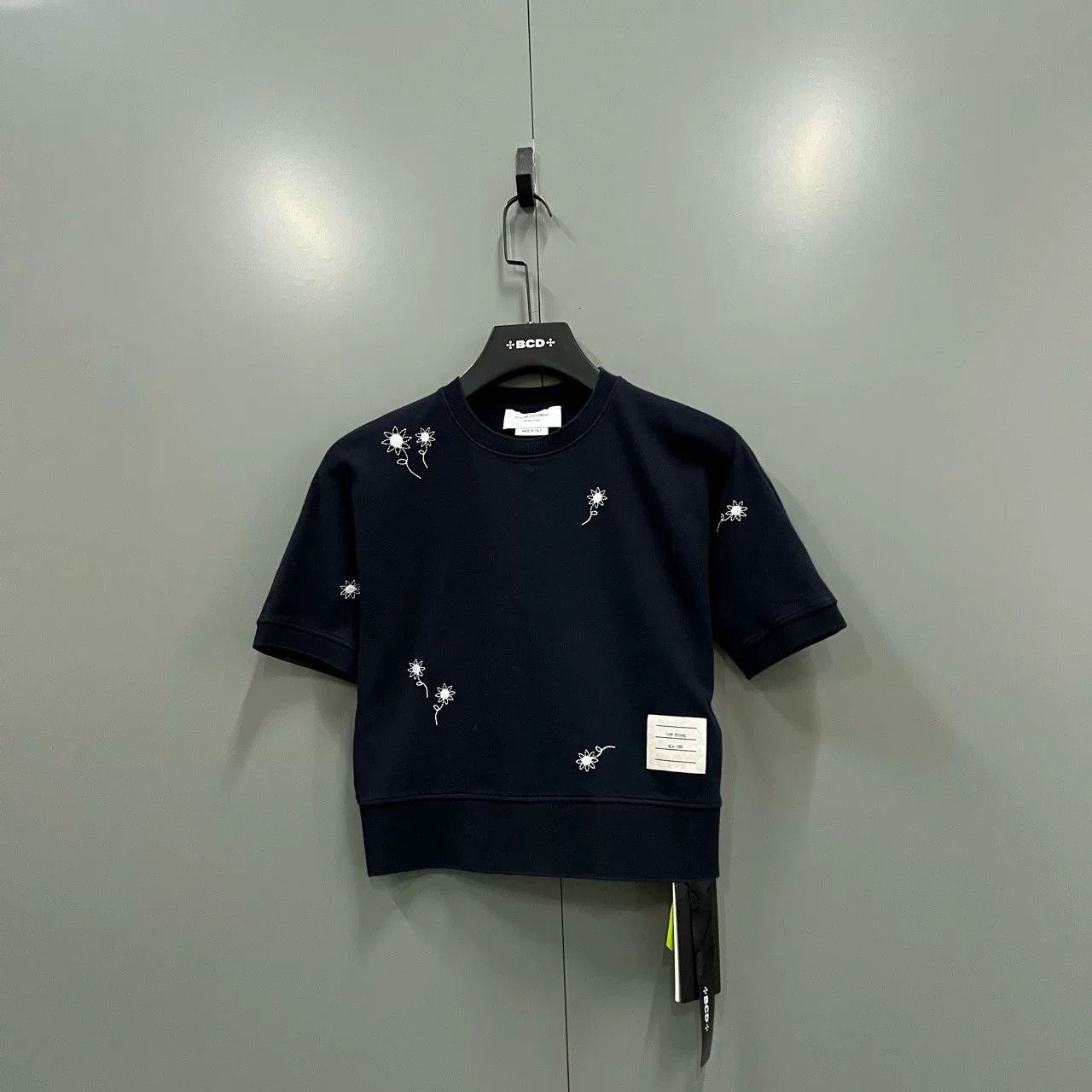 Thom Browne Thom Browne Navy Floral Short-Sleeve Size US XS / EU 42 / 0 - 1 Thumbnail