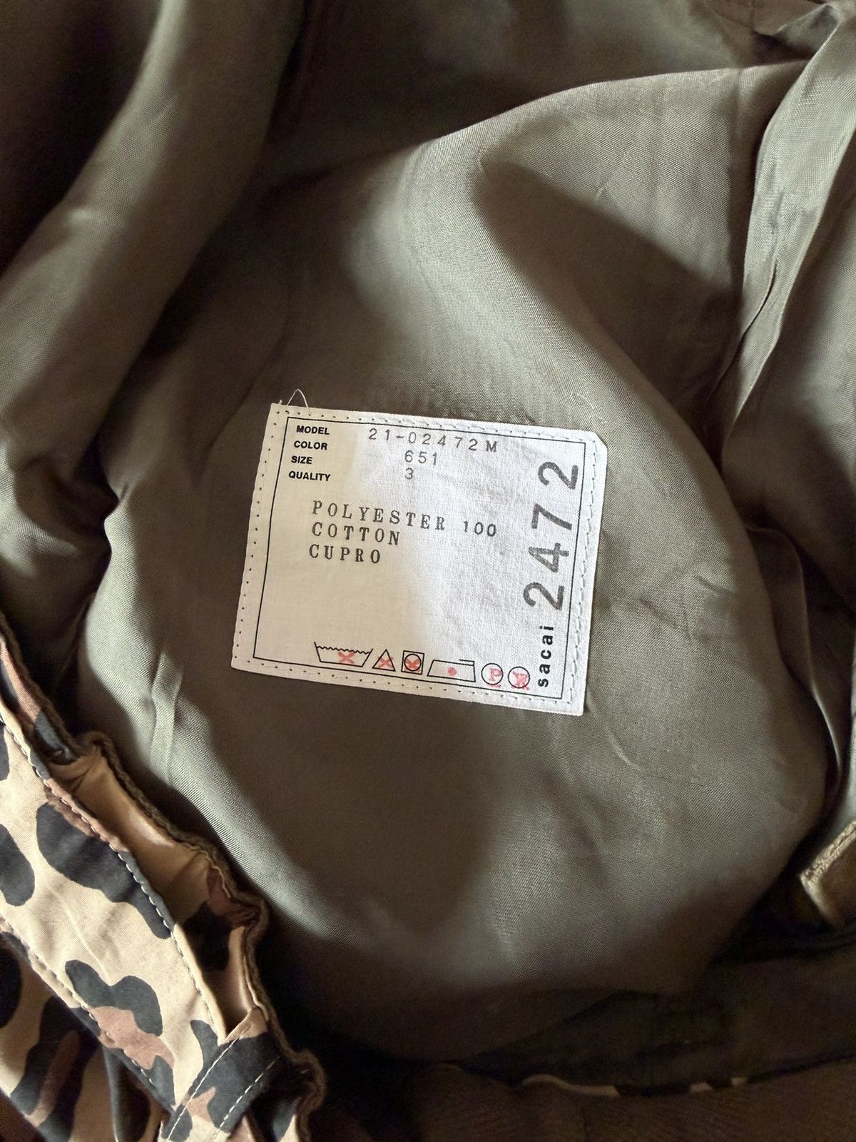 Sacai Sacai - Archive printed leopard pants Size US 33 - 4 Thumbnail
