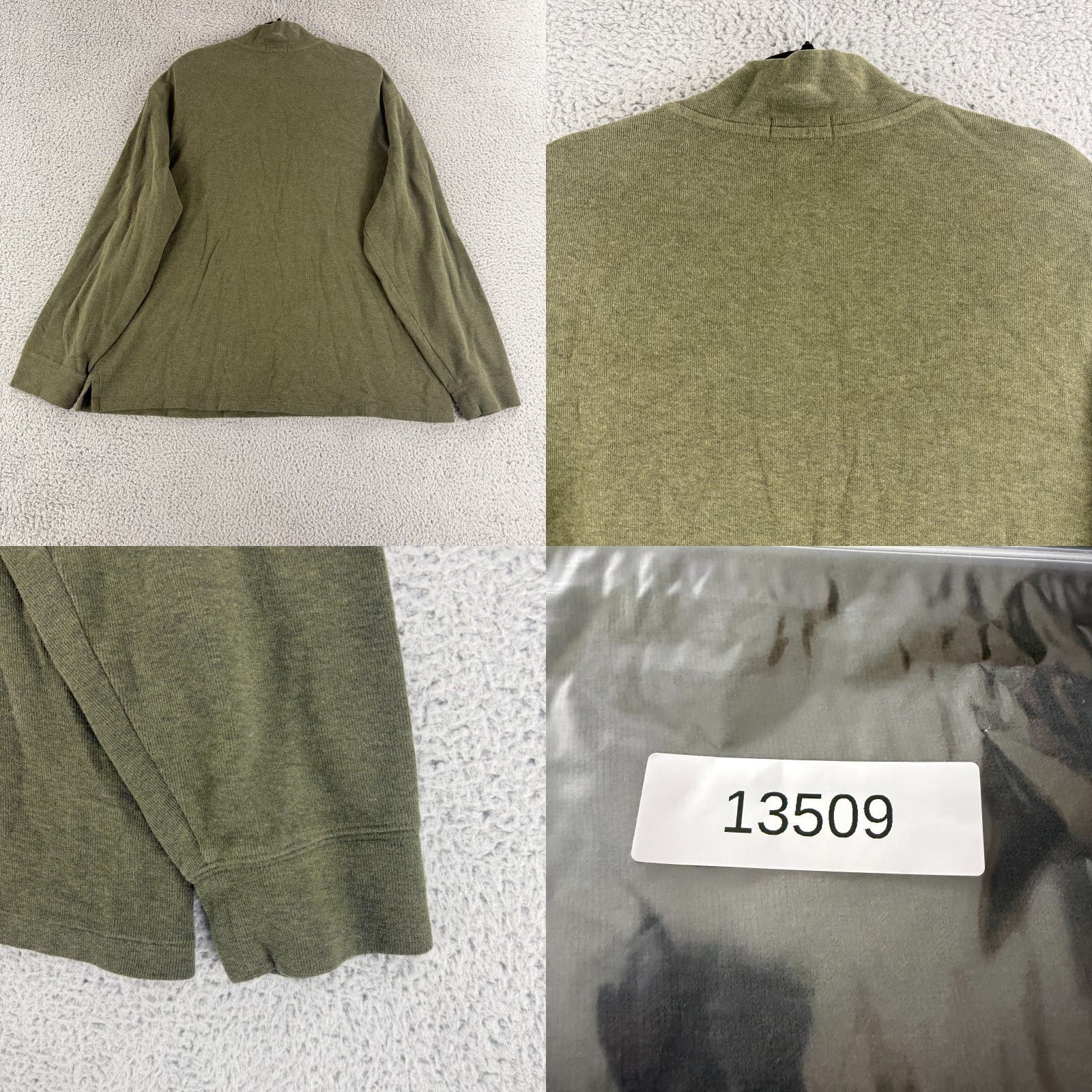 Polo Ralph Lauren Polo Ralph Lauren Sweater Mens 2XL Green 1/4 Zip Long Sleeve 100% Cotton Size US XXL / EU 58 / 5 - 9 Thumbnail