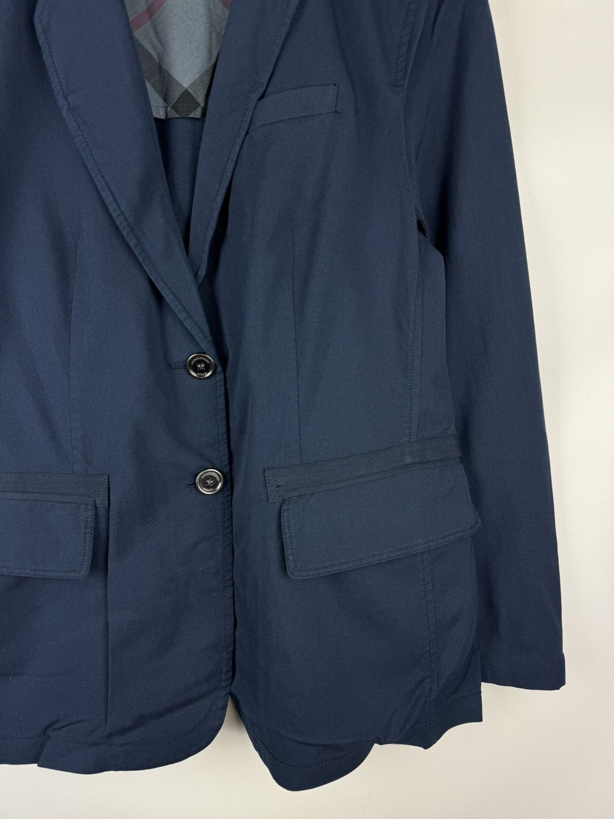Burberry Burberry Brit Wool Half Lined Military Style Blazer Jacket Size XL / US 12-14 / IT 48-50 - 4 Thumbnail