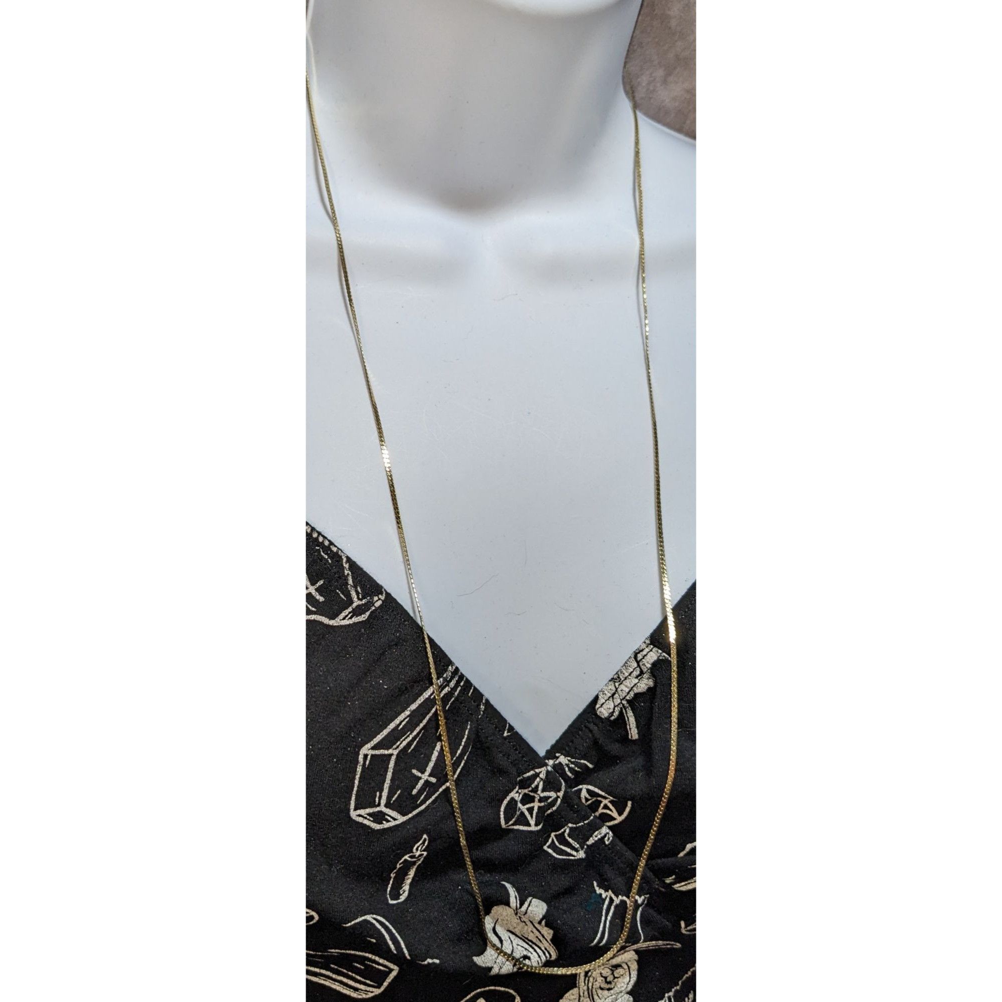 Other Classic Elegant Bright Gold-Tone Chain Necklace Size ONE SIZE - 4 Thumbnail