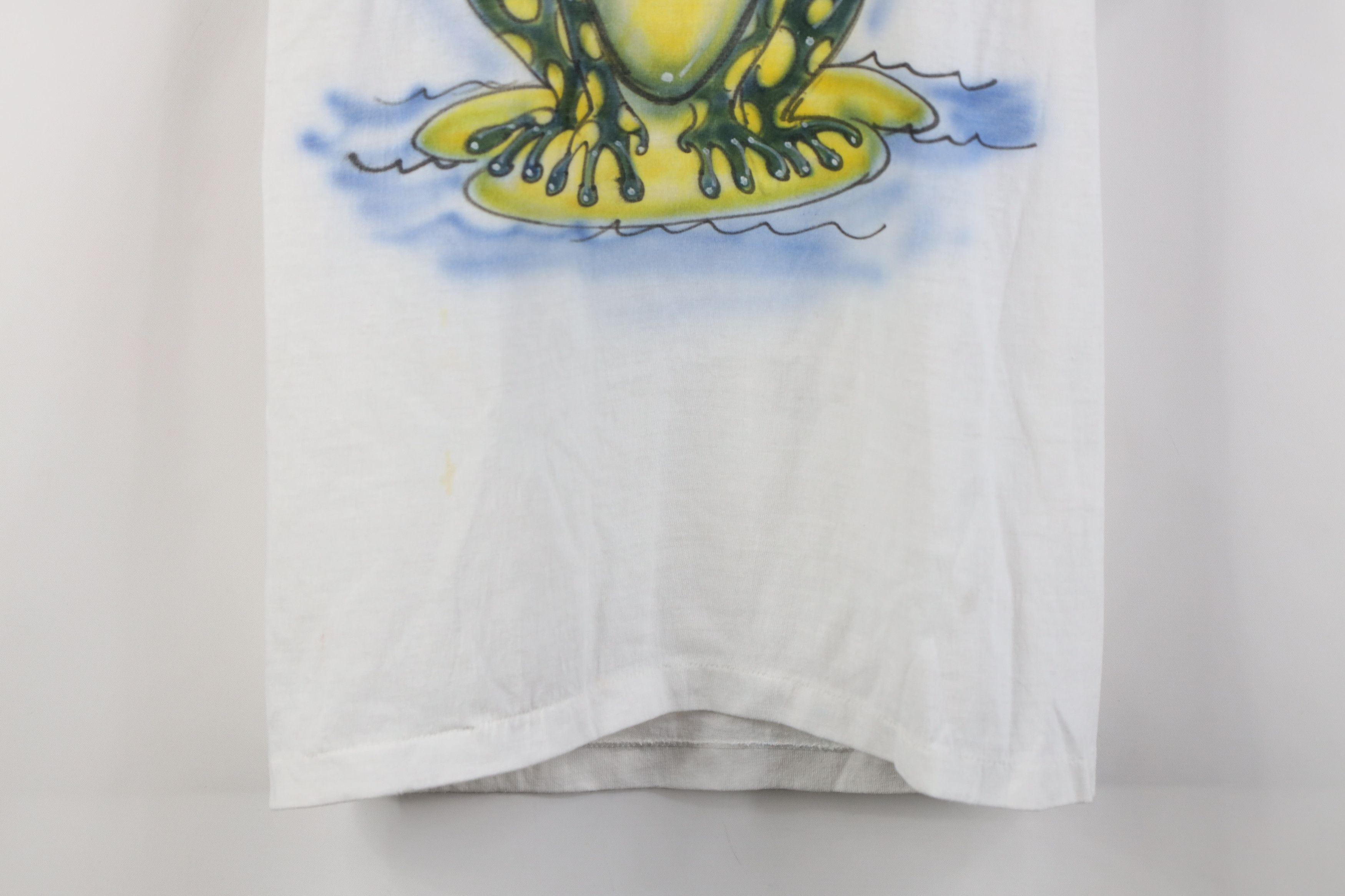 Vintage Vintage 70s Toad Frog Short Sleeve Ringer T-Shirt USA Size S / US 4 / IT 40 - 3 Thumbnail