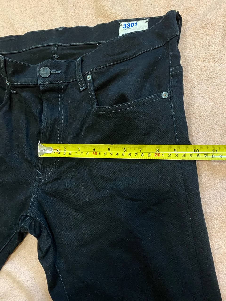 G-Star G-Star Skinny Jeans Slim Fit Black Straight Leg Denim Size US 38 / EU 54 - 9 Thumbnail