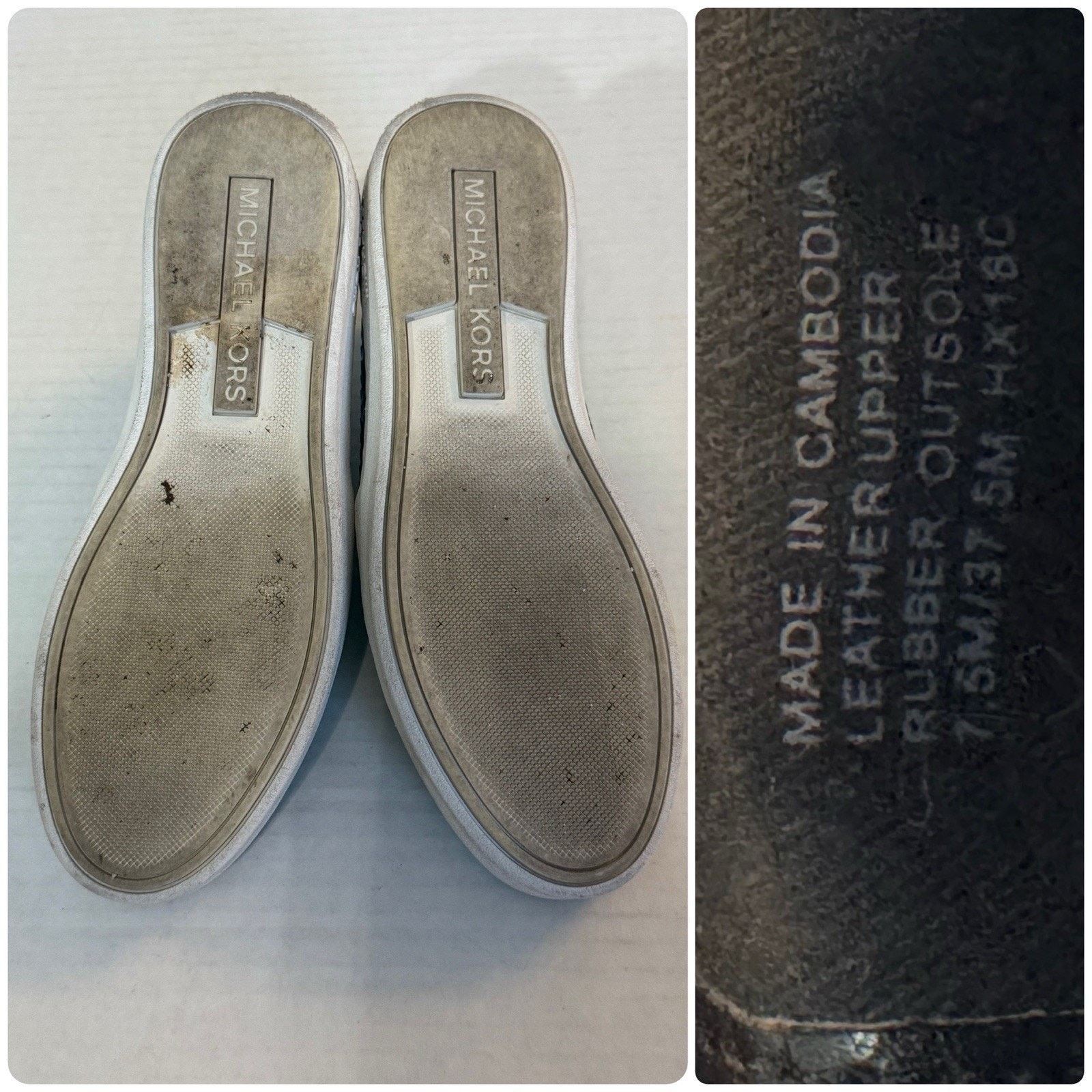 Michael Kors MICHAEL KORS Keaton Iridescent Metallic Snake Shoes Leather Size US 7.5 / IT 37.5 - 9 Thumbnail