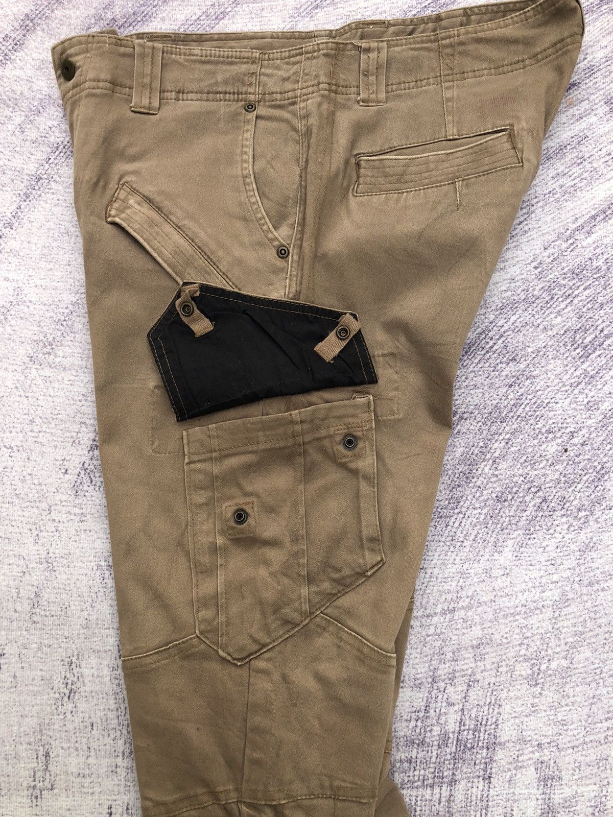 Designer × semanticdesign Japanese y2k SemanticDesign Cargo Pants Leg Spring Size US 33 - 14 Thumbnail