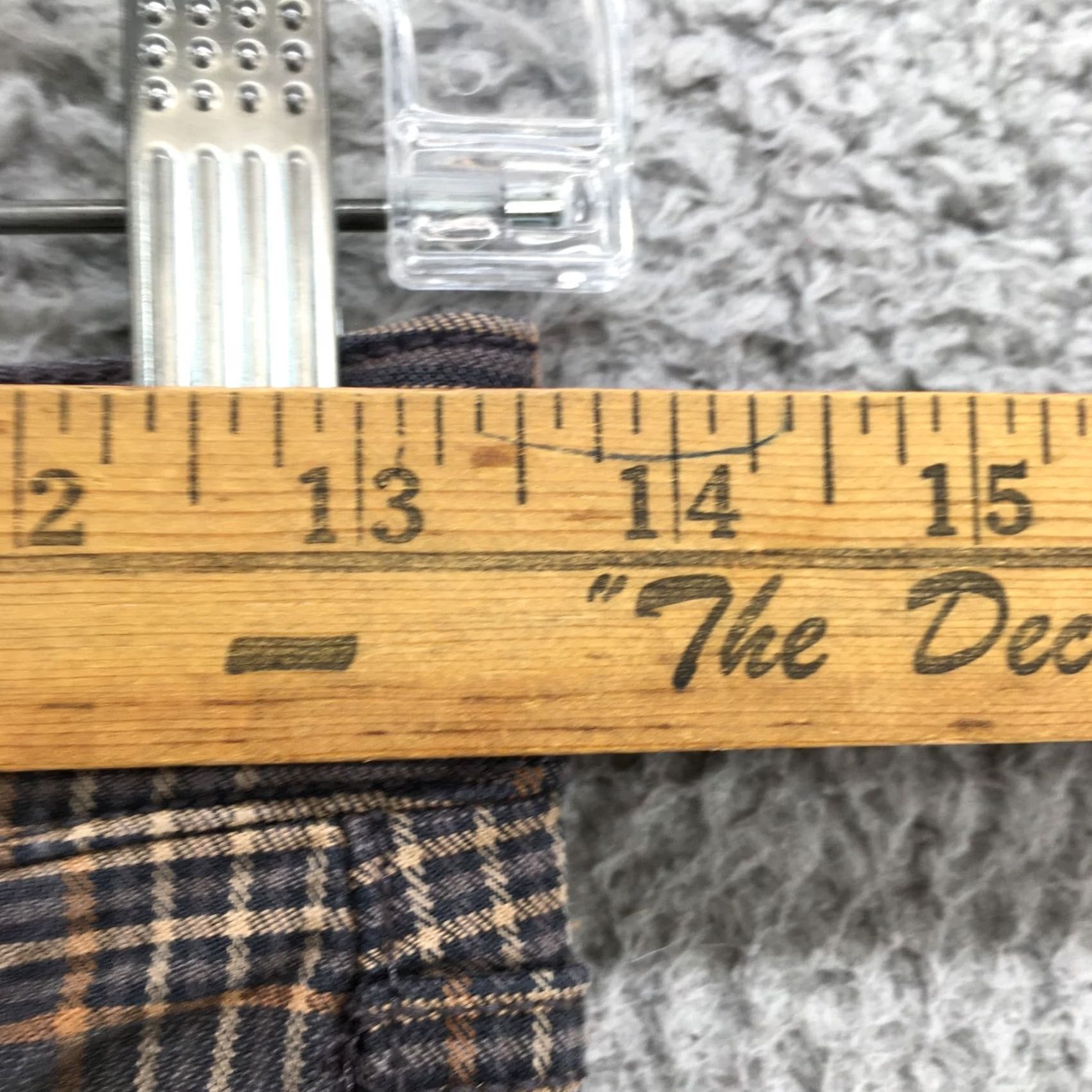 American Eagle Outfitters American Eagle Outfitters Jegging Jeans Womens 4R Brown Plaid Size 27" / US 4 / IT 40 - 6 Thumbnail