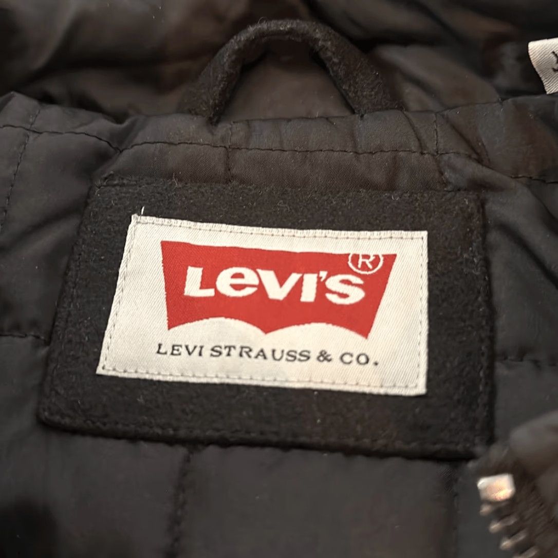 Levi's VINTAGE Levi’s Jacket Men Black Cotton Twill Quilted Insulated Liner Military Style 2XL Chest 24” Size US XXL / EU 58 / 5 - 7 Thumbnail