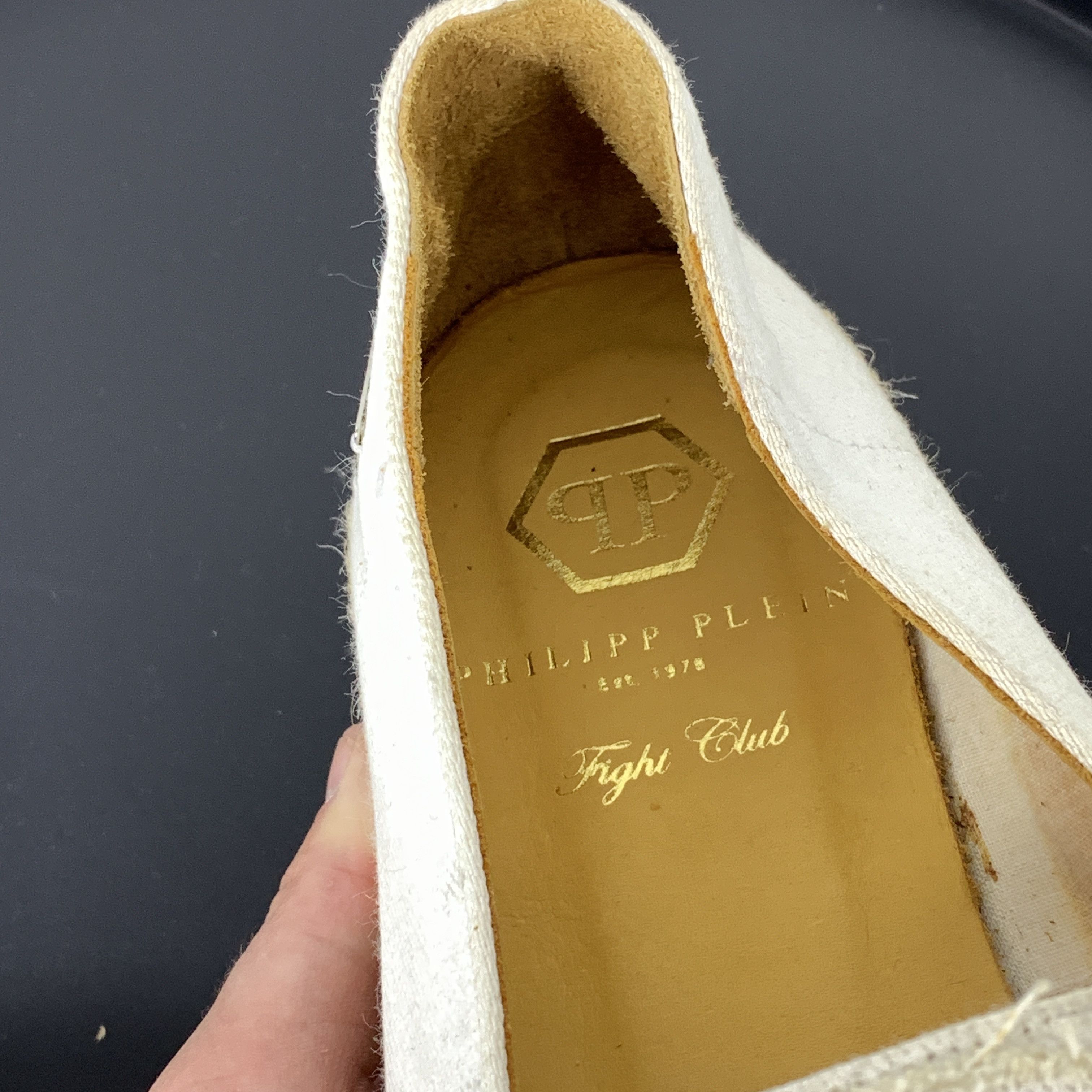 Philipp Plein Philipp Plein Skull White Espadrilles Low Top Loafers Shoes Size US 9.5 / EU 42-43 - 17 Thumbnail