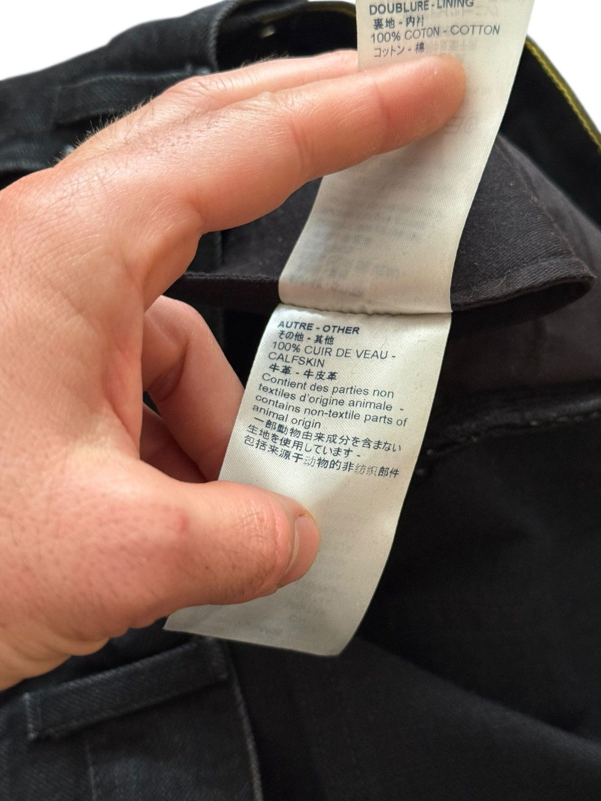Louis Vuitton Virgil Era Japanese Black Denim Pants Size US 32 / EU 48 - 12 Thumbnail
