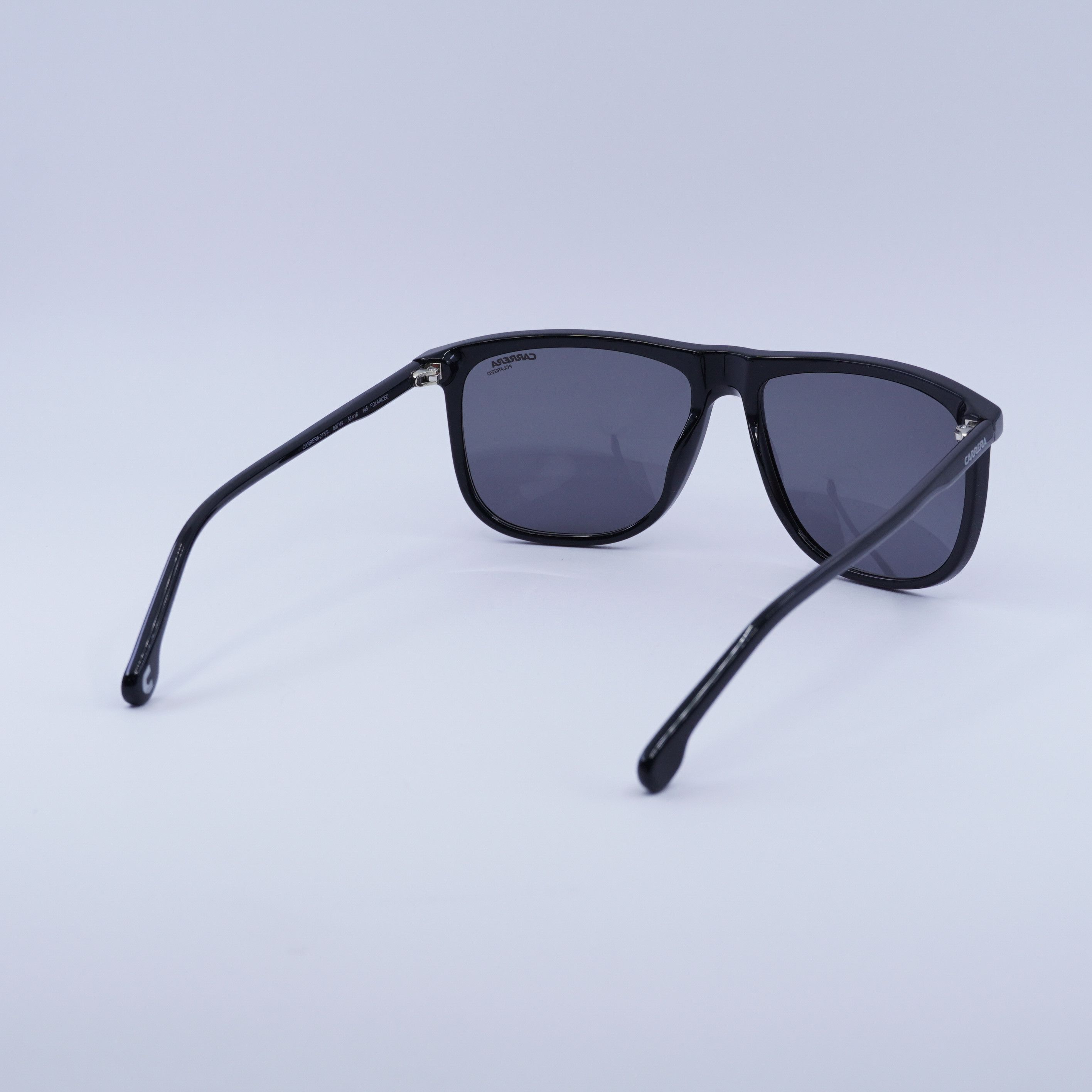 Carrera CARRERA 218/S 0807 M9 Sunglasses Black Square Frame Size ONE SIZE - 4 Thumbnail