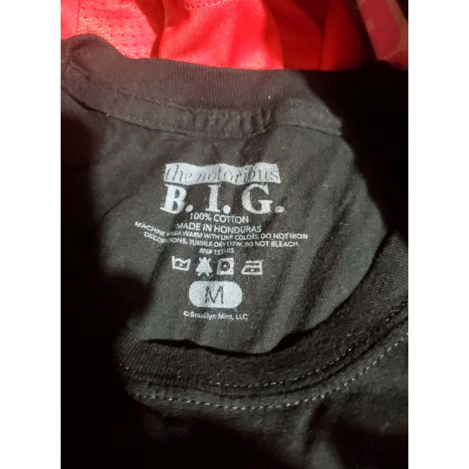 Vintage Notorious B.I.G. Shirt Medium Black Red Block Biggie Tee RARE! Size US M / EU 48-50 / 2 - 2 Thumbnail