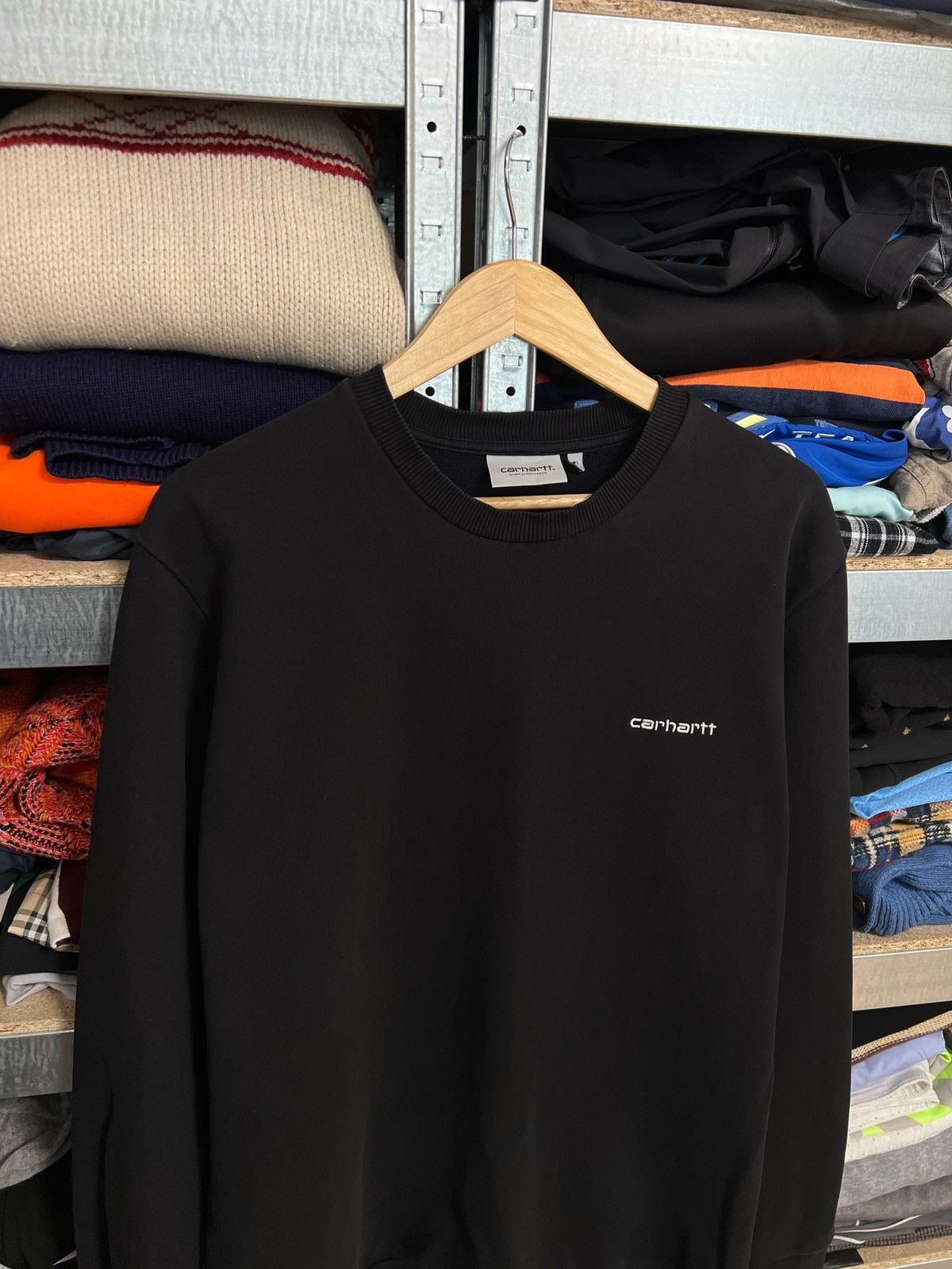 Carhartt × Vintage Vintage Mens Carhartt Small Logo Sweatshirt Size XL Pullover Size US XL / EU 56 / 4 - 2 Thumbnail