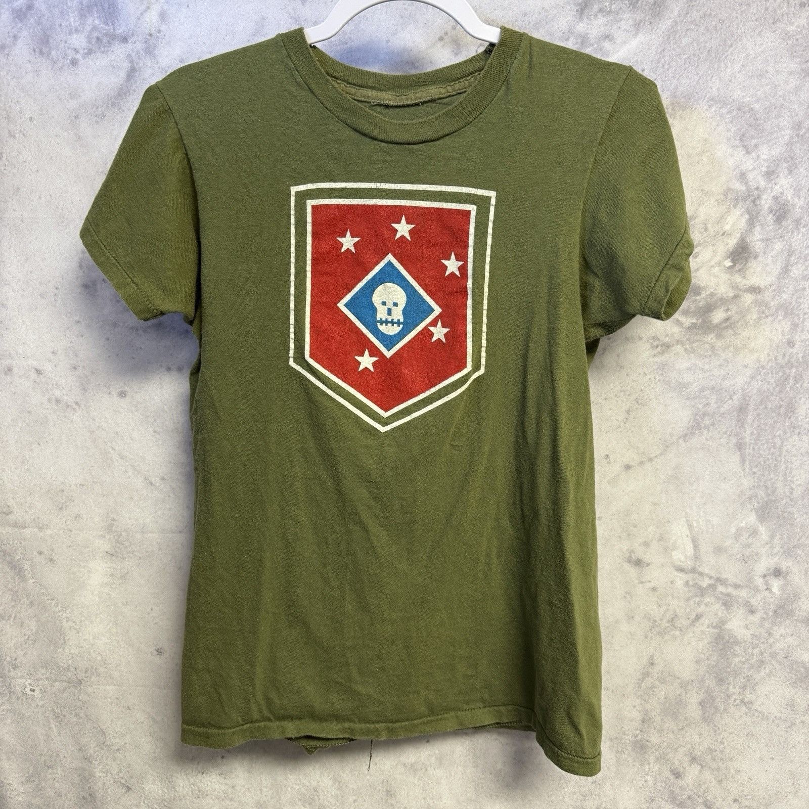 Vintage Vintage Military Marine Raiders T Shirt Small 17x23.5 Green Size US S / EU 44-46 / 1 - 2 Thumbnail