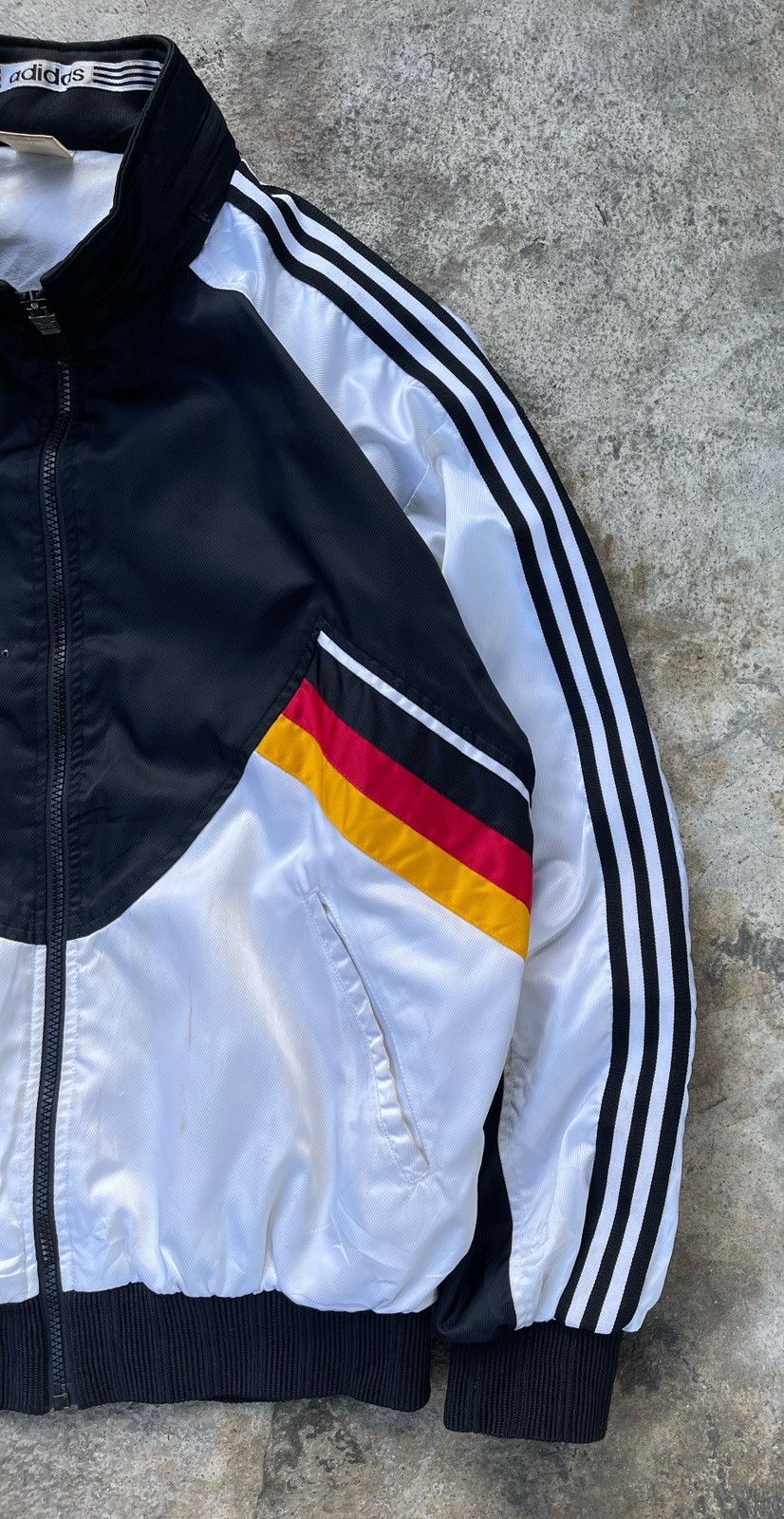 Adidas 🔥Vintage 90's Adidas Germany Jacket With Hidden Hoodie Size US L / EU 52-54 / 3 - 6 Thumbnail