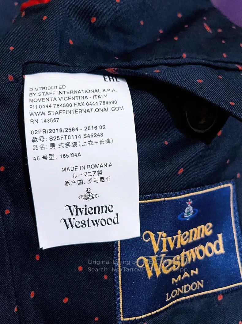 Vivienne Westwood Vivienne Westwood Wool Casual Suit, deep burgundy with mat Size 46R - 3 Thumbnail