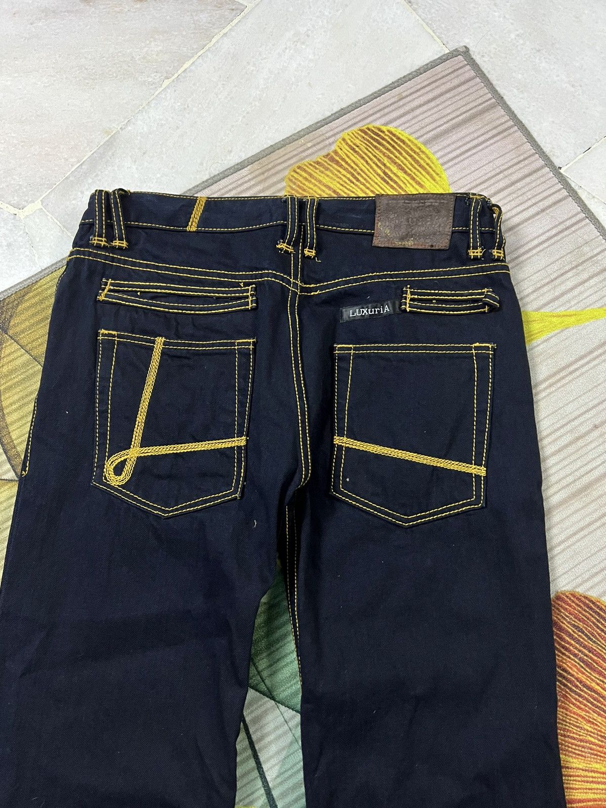If Six Was Nine × Japanese Brand 💥RARE FLARE💥LUXURIA FLARE SLOW ARTWORKS JEANS Size US 32 / EU 48 - 5 Thumbnail