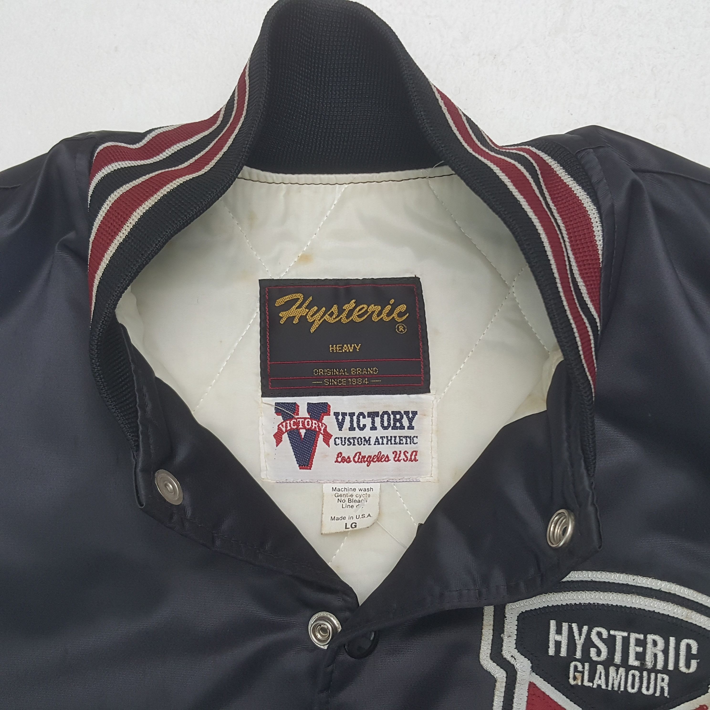 Hysteric Glamour Vintage Hysteric Heavy x Victory Bomber Varsity Jacket Size US L / EU 52-54 / 3 - 5 Thumbnail