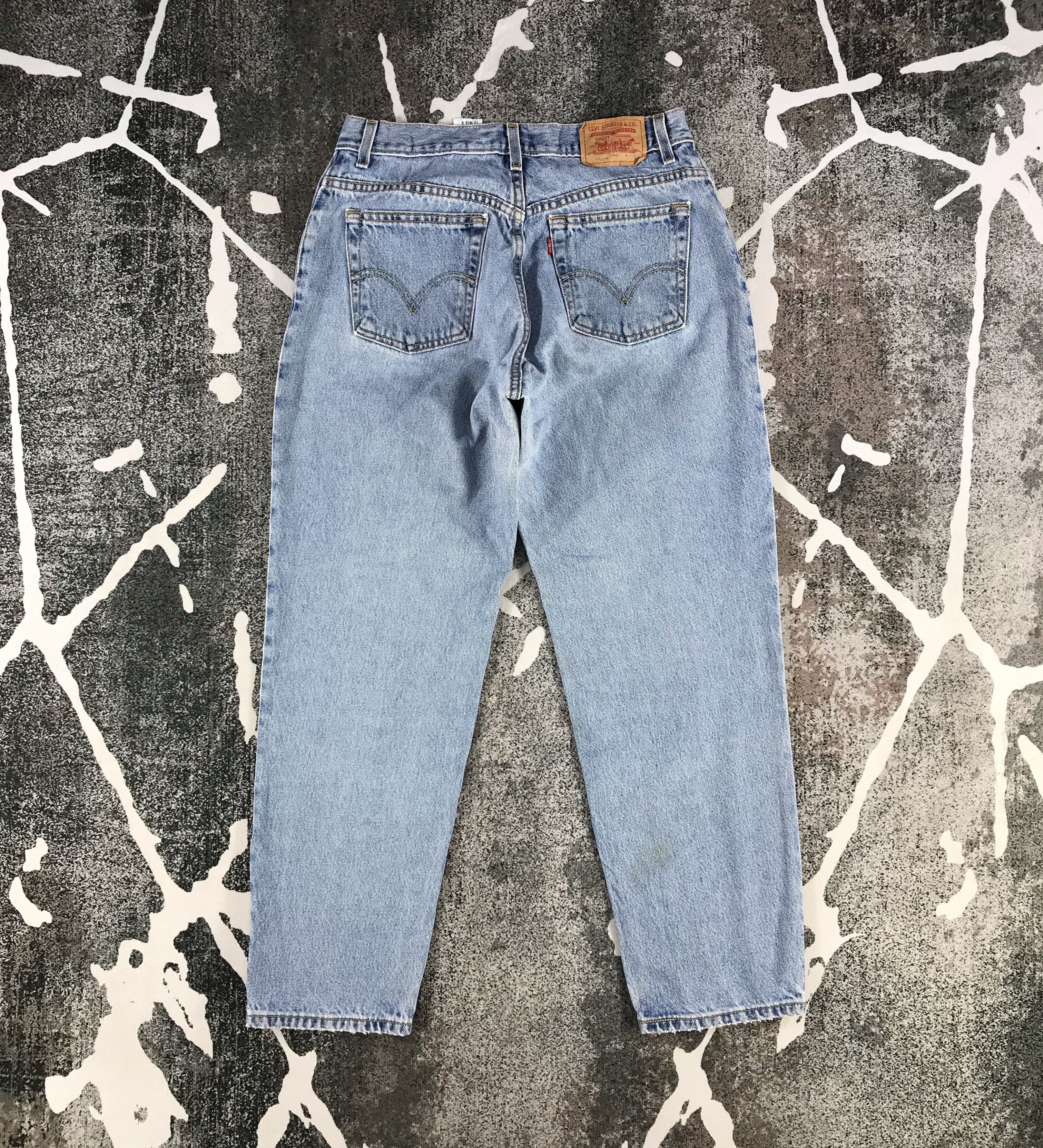 Levi's Vintage Levis 550 Jeans Medium Wash Denim KJ876 Size 31" - 2 Thumbnail