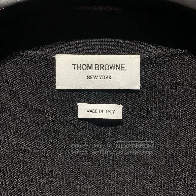 Thom Browne Thom Browne Black Open Cardigan Size US M / EU 48-50 / 2 - 3 Thumbnail
