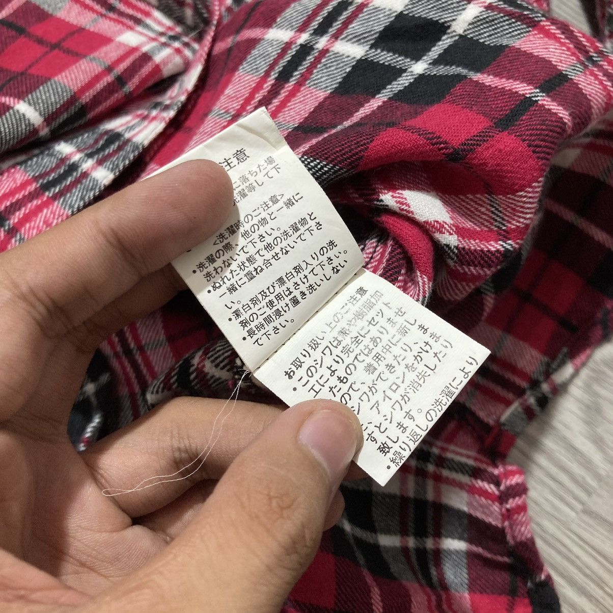 In The Attic 2000s In The Attic Plaid Flanel Button Shirt Punk Lgb Style Size US M / EU 48-50 / 2 - 22 Thumbnail