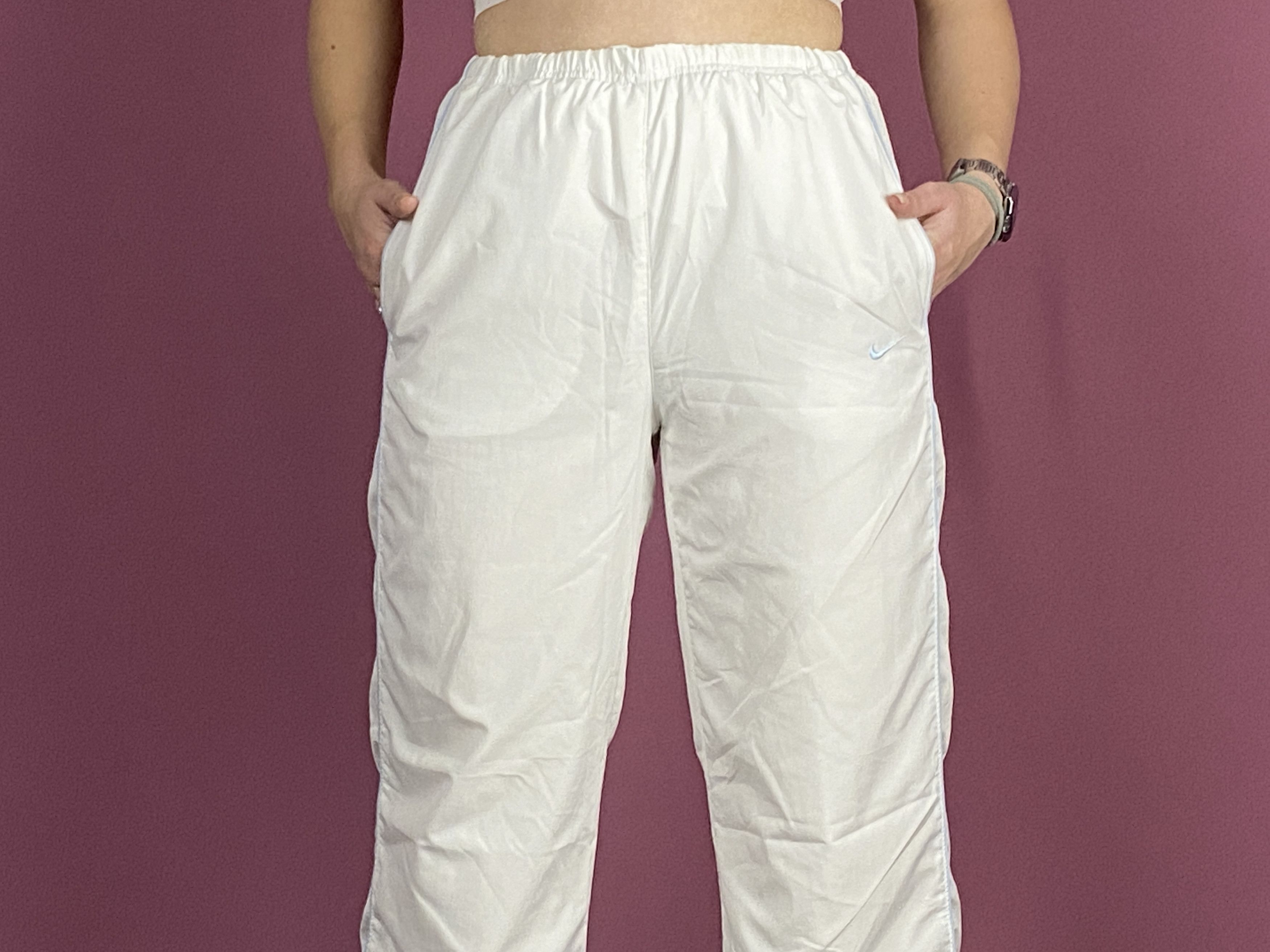 Nike × Vintage Y2K Nike Vintage Women's Vintage Track Pants - M Size 30" / US 8 / IT 44 - 1 Thumbnail