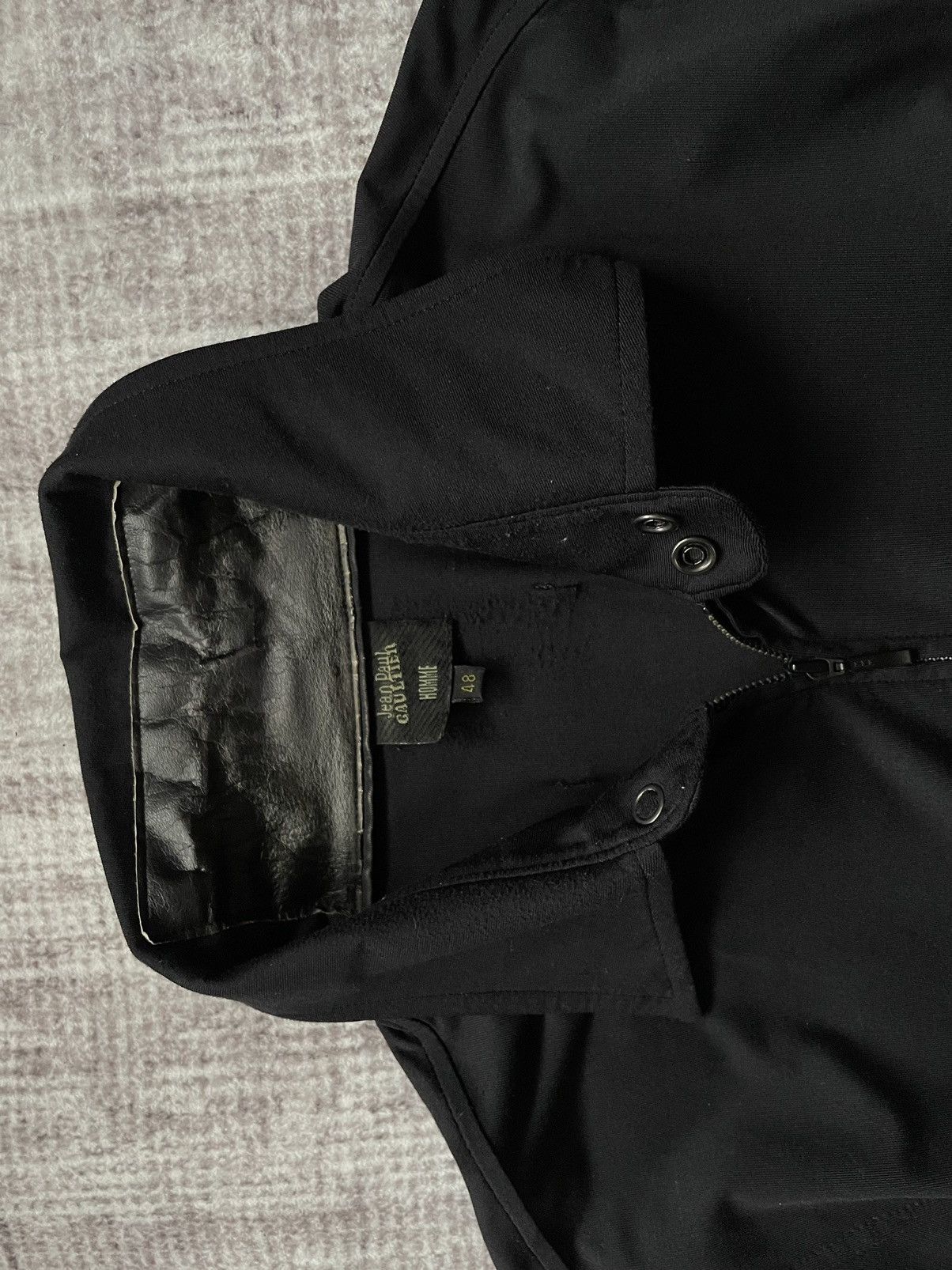 Jean Paul Gaultier Jean Paul Gaultier Homme Leather Zip Long Sleeve Shirt Size US M / EU 48-50 / 2 - 3 Thumbnail