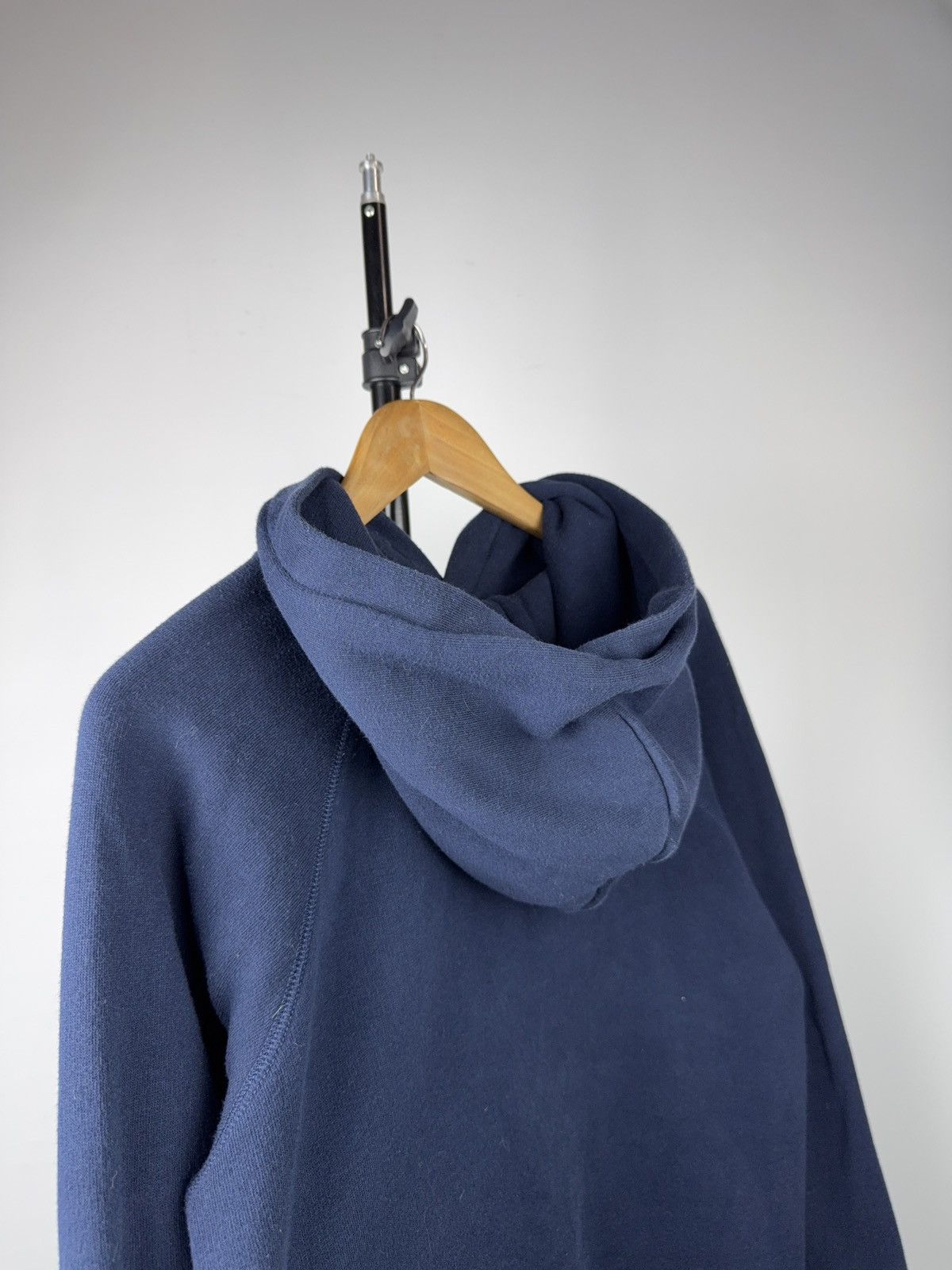 Polo Ralph Lauren 00s Polo Ralph Lauren Navy Cropped Hoodie Red Pony Logo Size M / US 6-8 / IT 42-44 - 11 Thumbnail