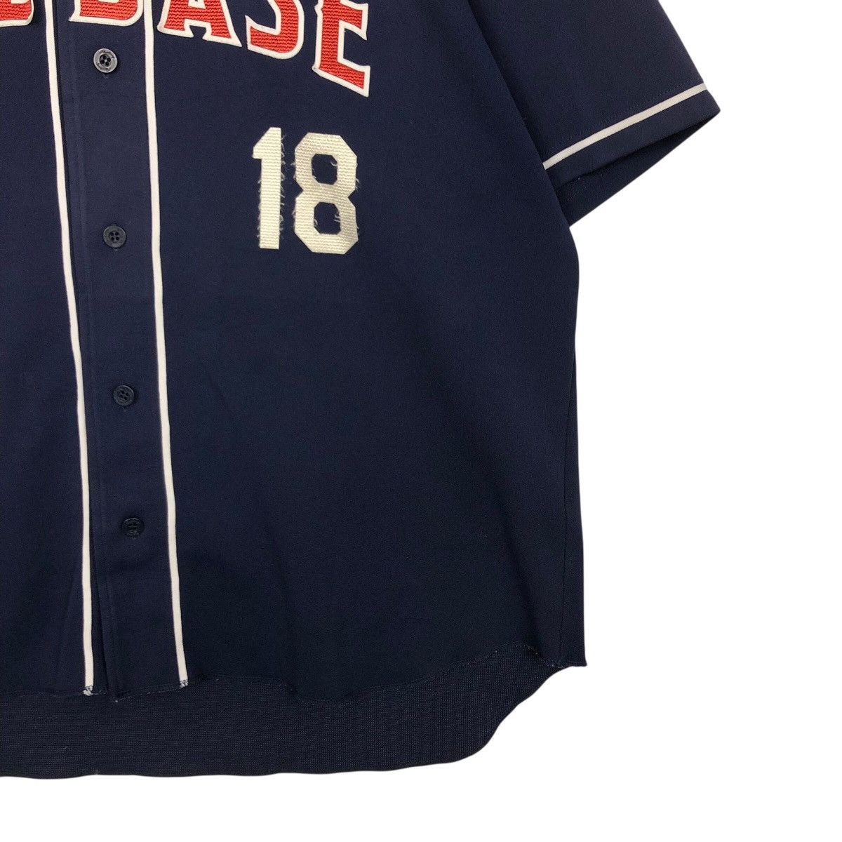 Japanese Brand 📌Vintage Baseball Shirt Button Rawling Big Logo Spell Out Size US M / EU 48-50 / 2 - 7 Thumbnail
