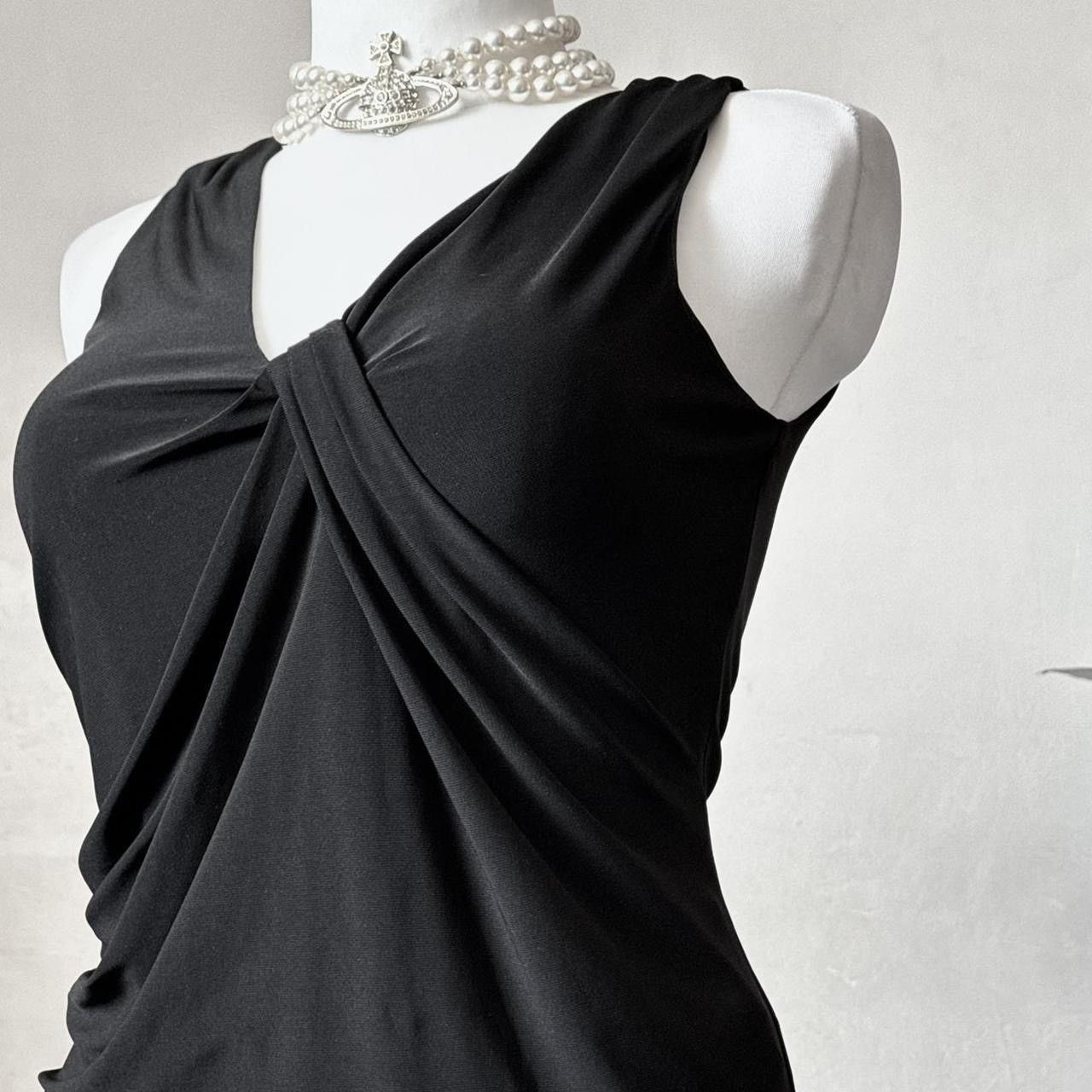 Vintage Stunning Avant - Garde draped top/ blouse Size S / US 4 / IT 40 - 3 Thumbnail