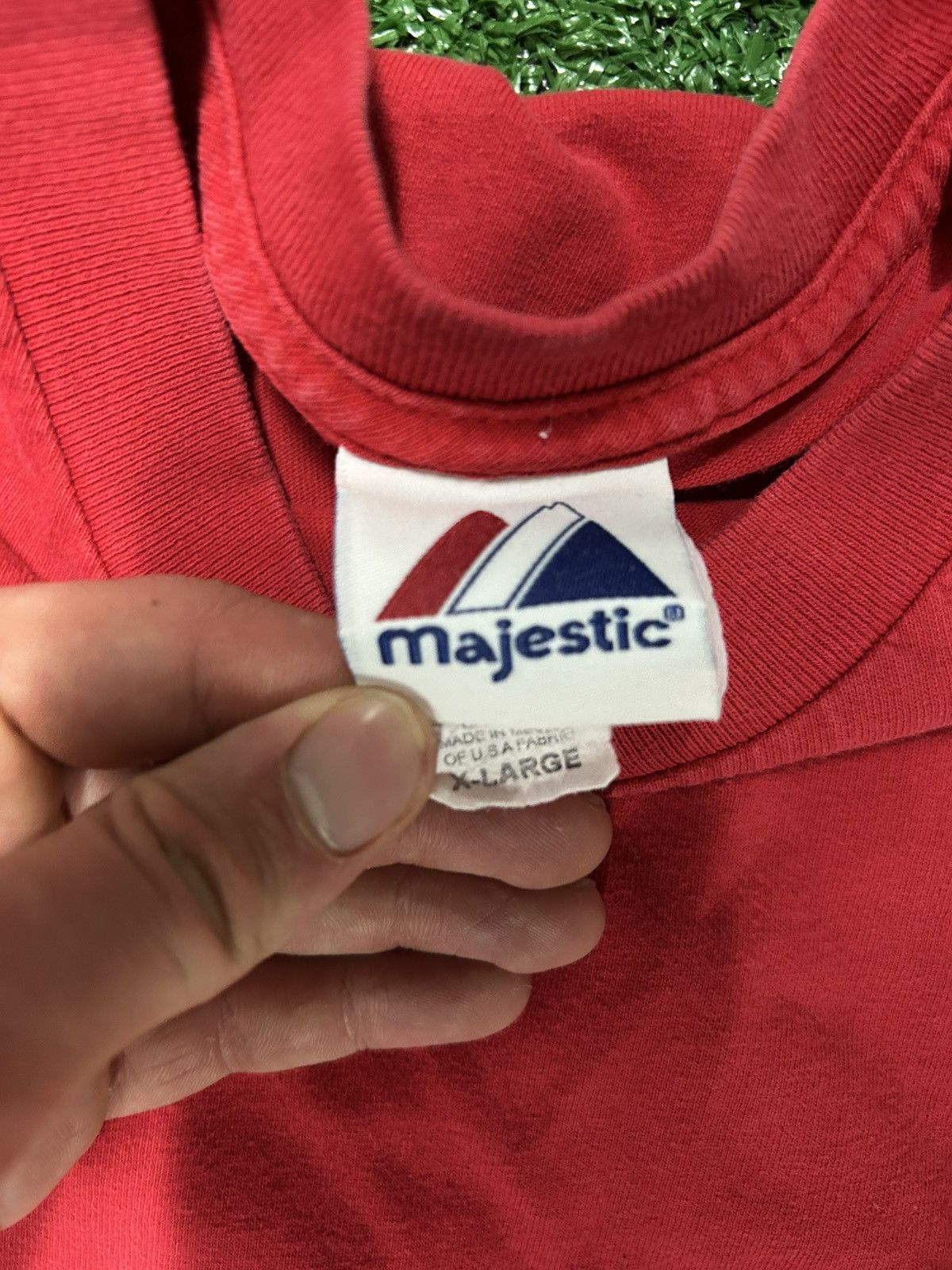 Majestic × Vintage Vintage Cincinnati reds Champman jersey t shirt Size US XL / EU 56 / 4 - 4 Thumbnail