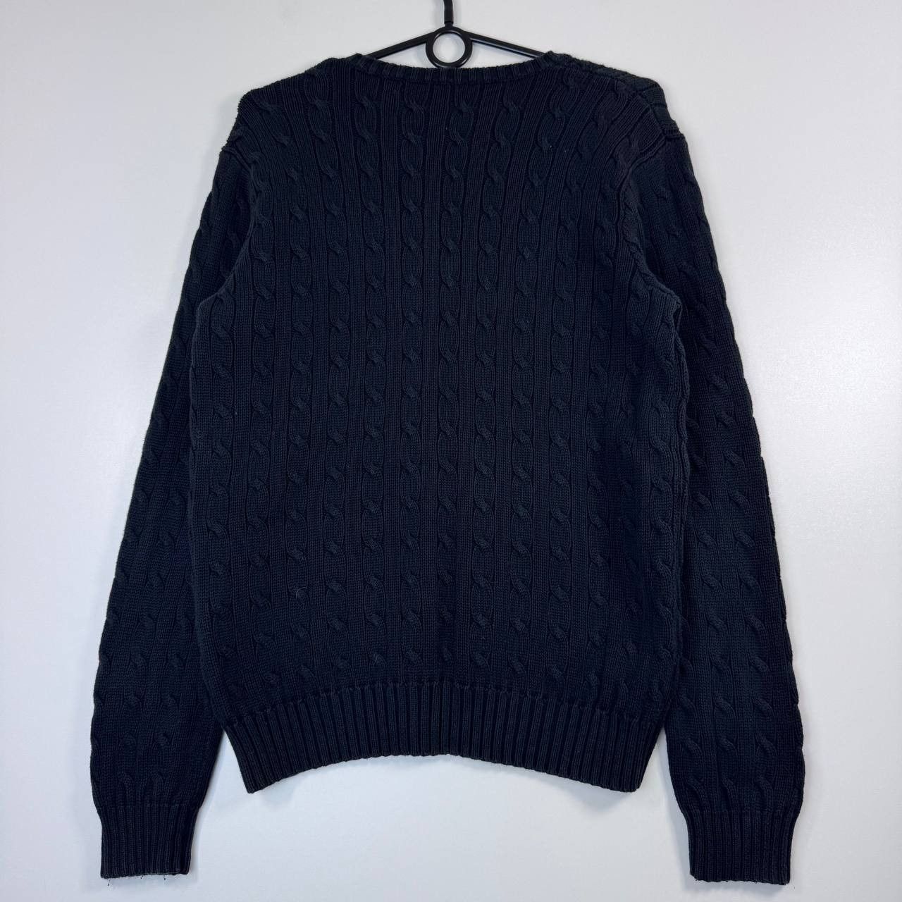 Polo Ralph Lauren Polo Ralph Lauren Sport Sweater Black Cable Knit V Womens XL Size XL / US 12-14 / IT 48-50 - 8 Thumbnail