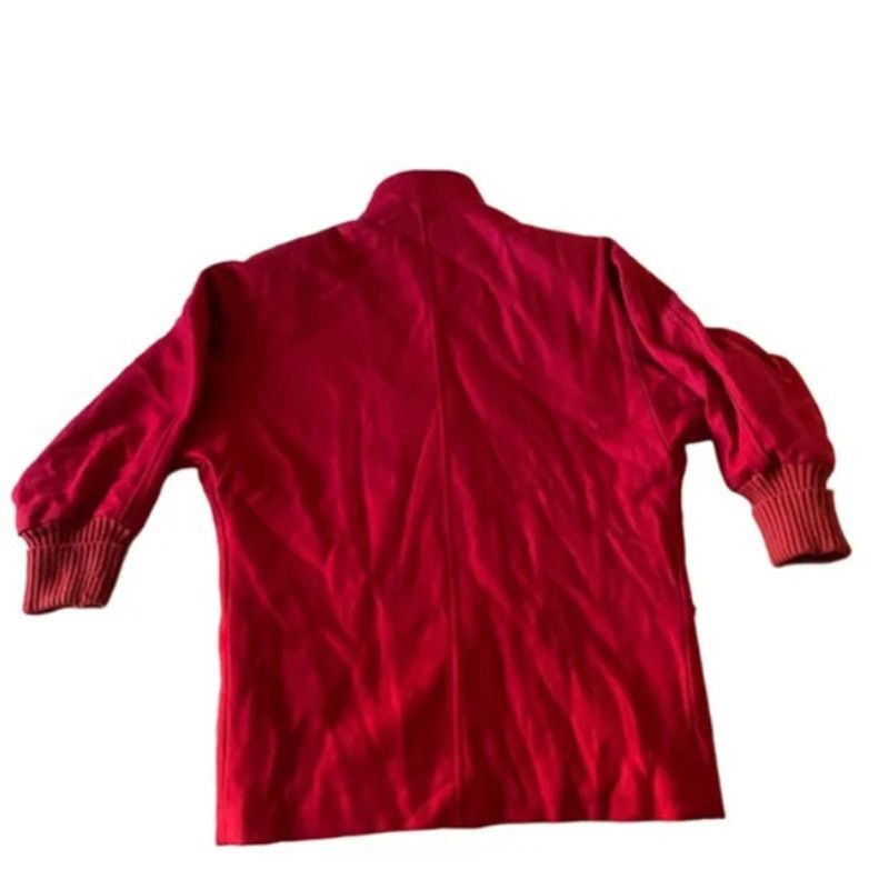 Other Vintage Red Wool Blend Button Front Coat Michelle Stuart 8 Size XL / US 12-14 / IT 48-50 - 5 Thumbnail
