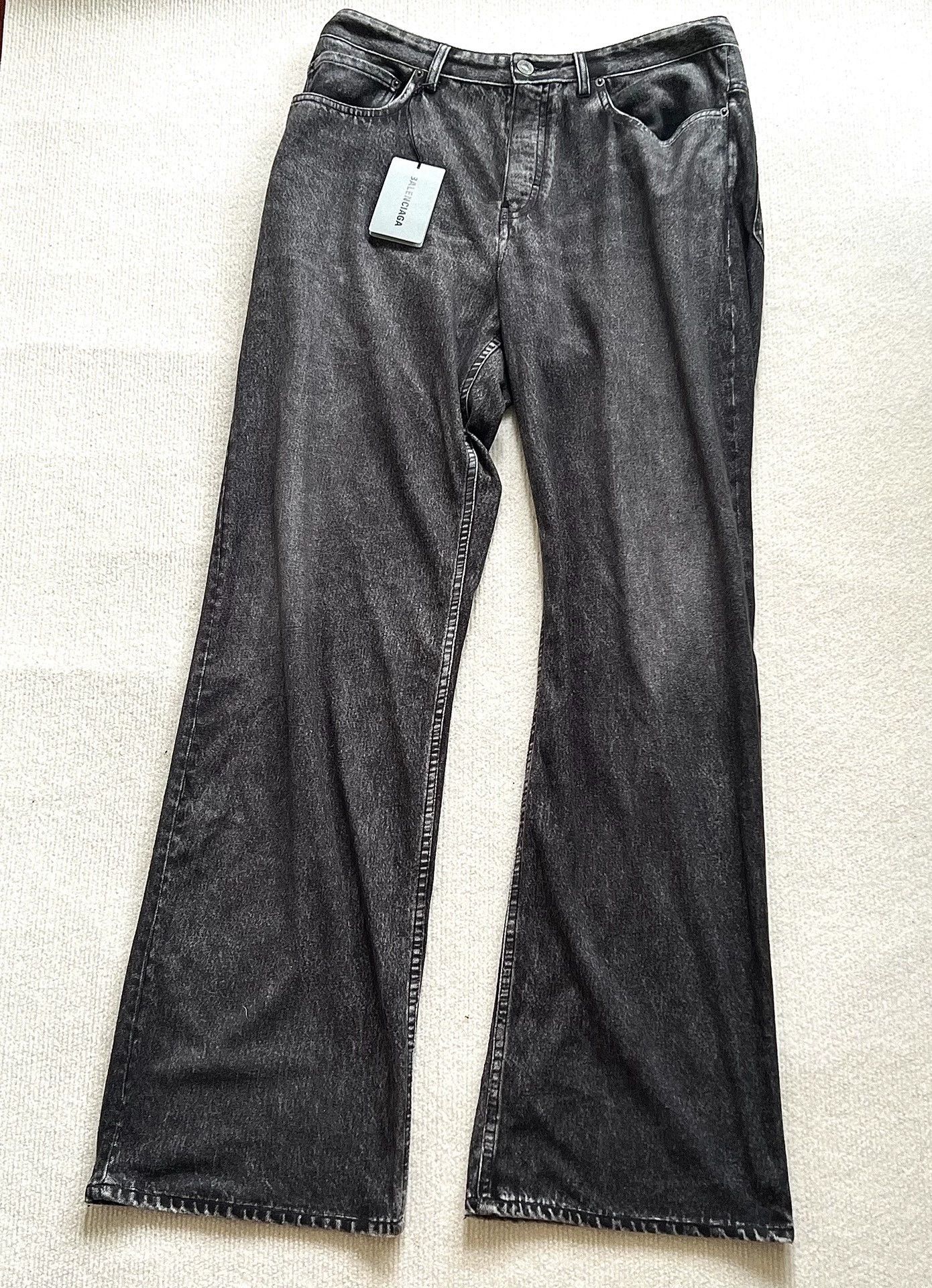 Balenciaga Balenciaga Trompe L'oeil Print Jeans - dmc Size US 38 / EU 54 - 1 Thumbnail