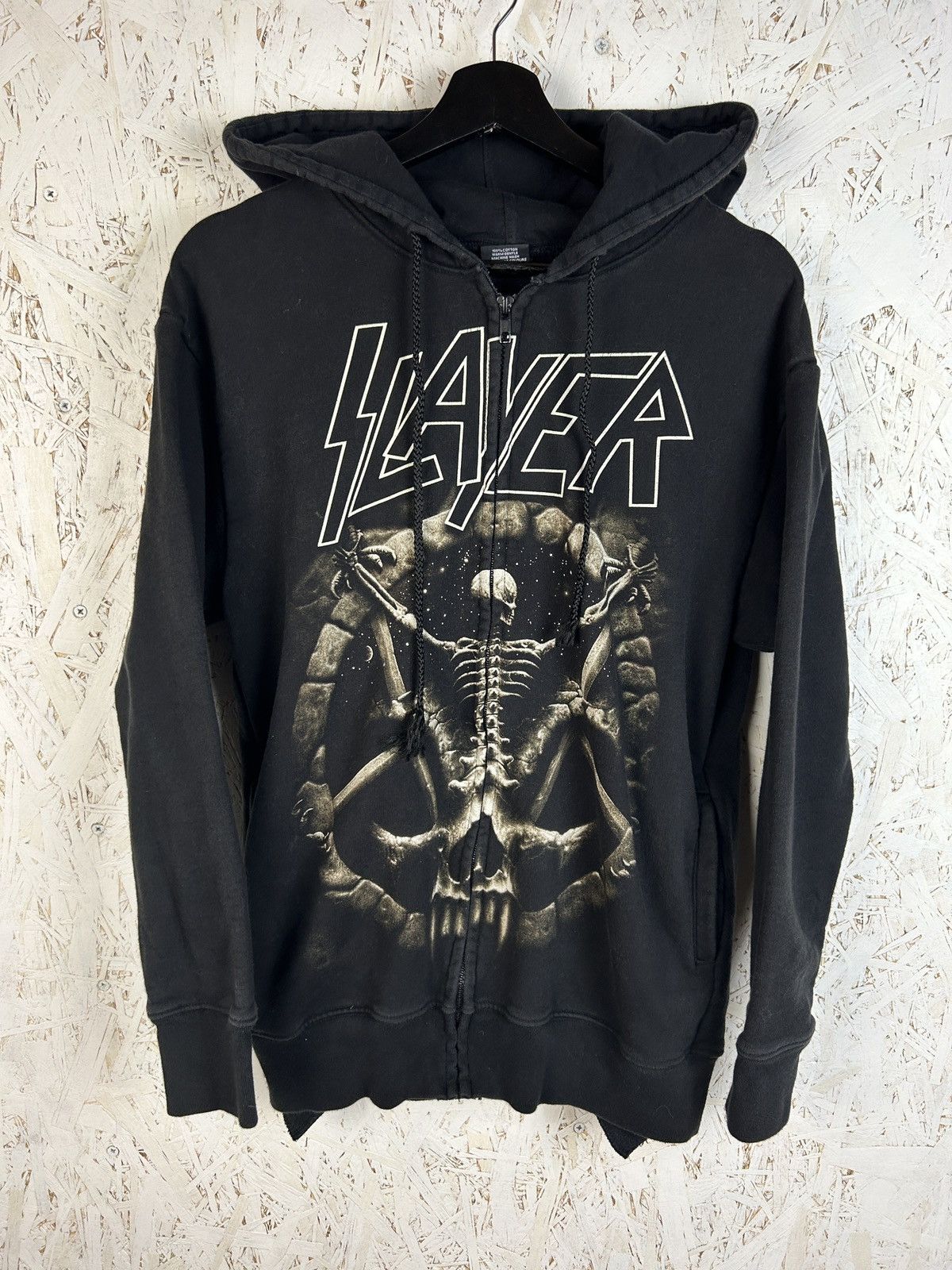 Band Tees Vintage Slayer Divine Intervention Thrash Metal Zip Hoodie L Size US L / EU 52-54 / 3 - 1 Thumbnail
