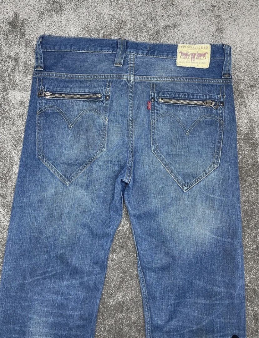 Levi's Vintage Clothing LEVI'S 503 LOOSE 2008 VINTAGE BUCKLE CINCH BACK DENIM PANTS Size US 36 / EU 52 - 10 Thumbnail