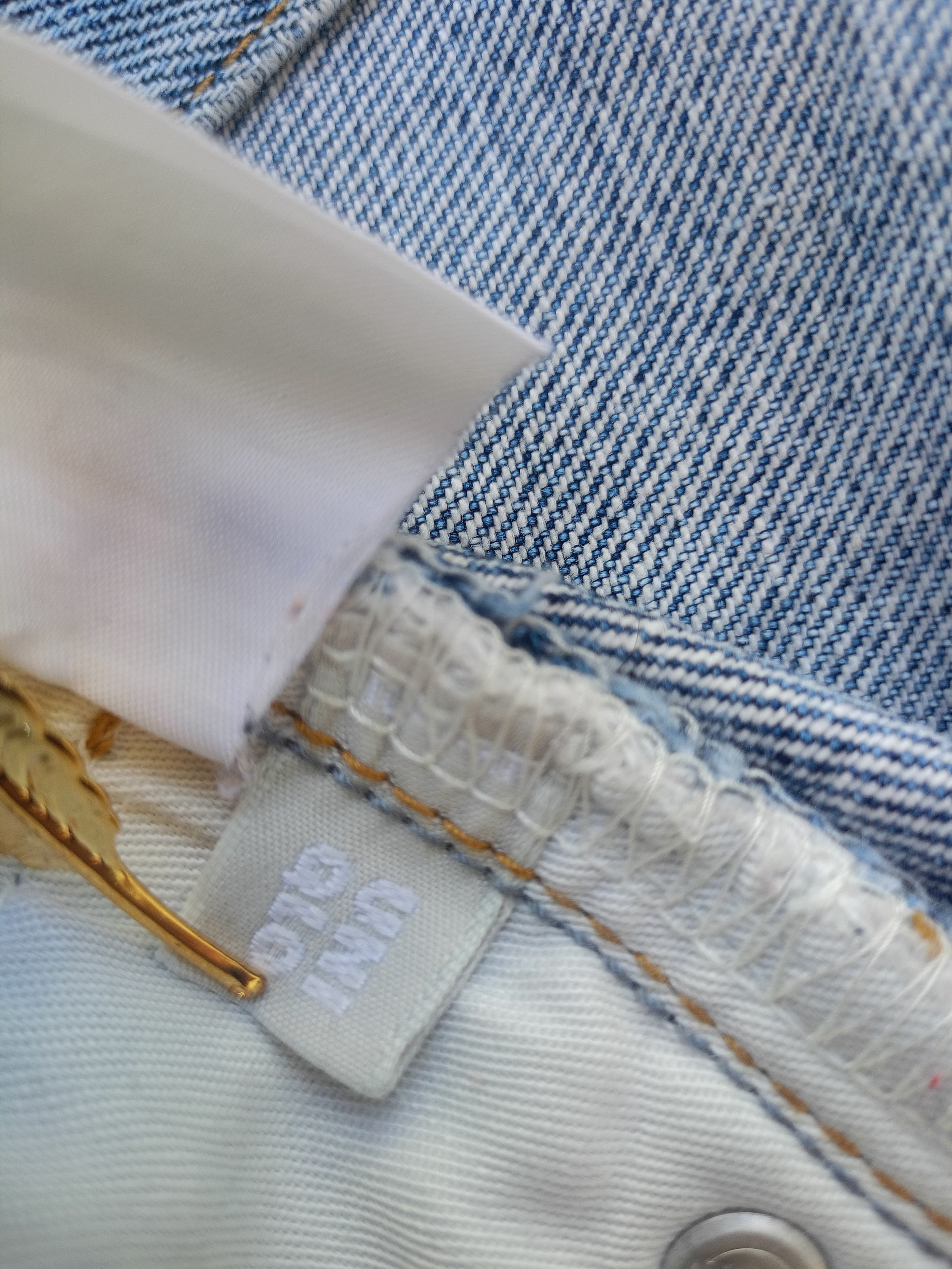 UNIQLO Distressed, Cropped Wide Leg Streetwear Denim