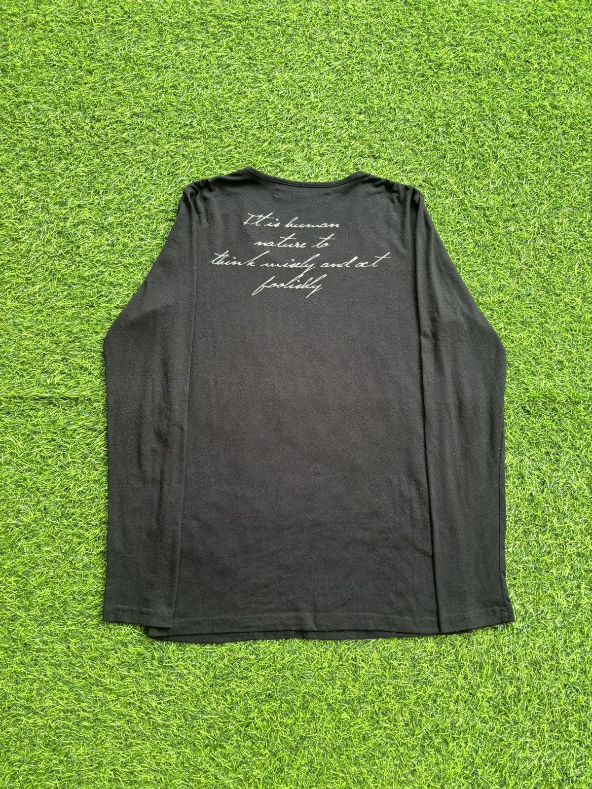 If Six Was Nine Y2k Bling Lead Skull Ifsixwasnine Punk style longsleeve Size US M / EU 48-50 / 2 - 2 Thumbnail