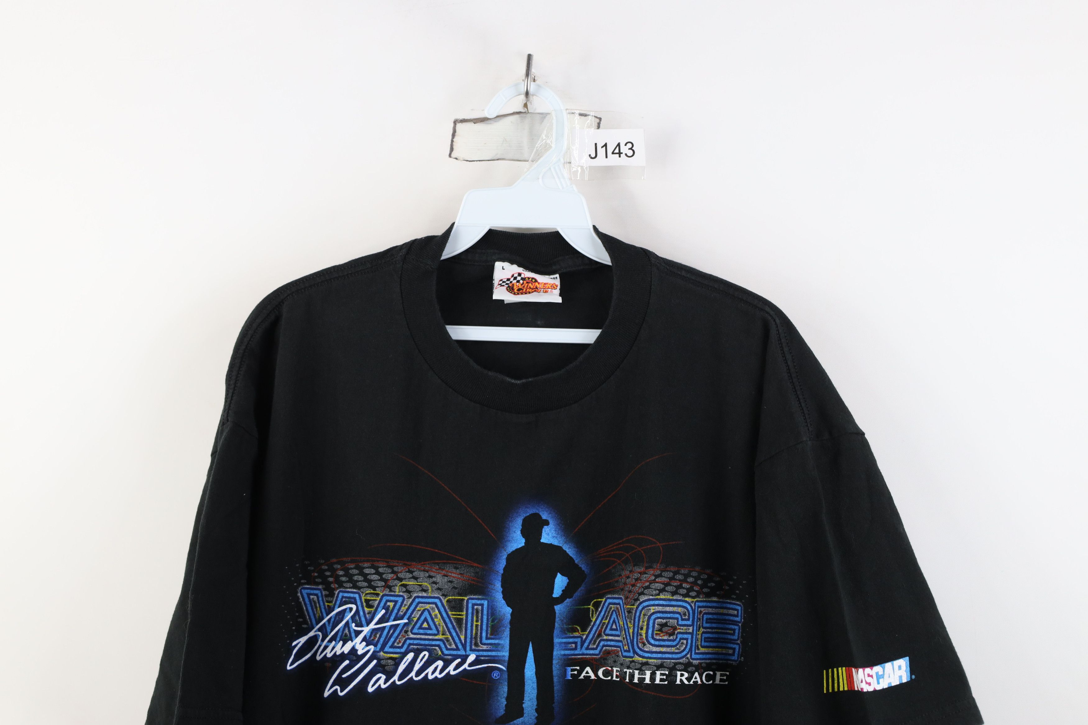 Vintage Vintage Y2K 2003 NASCAR Wallace Racing Short Sleeve T-Shirt Size US L / EU 52-54 / 3 - 2 Thumbnail
