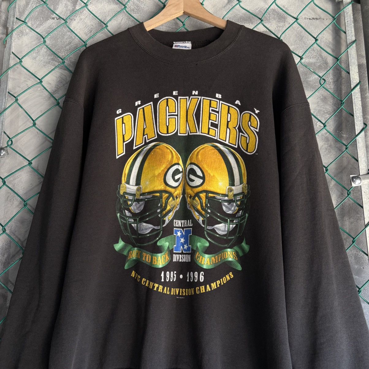 Pro Player vintage pro player sweatshirt Mens XL Faded Black Green Bay Size US XL / EU 56 / 4 - 3 Thumbnail