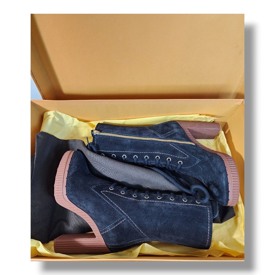 Tod's Tod's Brown Suede Altraversione Zip-Up Heeled Boot Size 34.5 Size US 4.5 / IT 34.5 - 5 Thumbnail