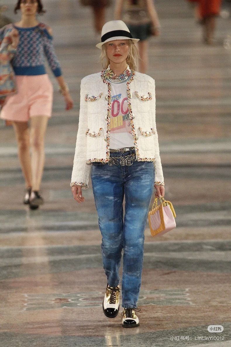 Chanel Chanel Cuban series blue fade jeans Size 25" / US 0 / IT 36 - 9 Thumbnail