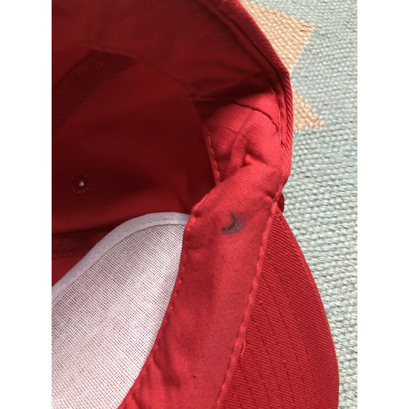 Vintage VINTAGE Unbranded SnapBack Hat Cap Men Adjustable Red Ameristar Casino Vicksburg Mississippi Gambling Size ONE SIZE - 7 Thumbnail