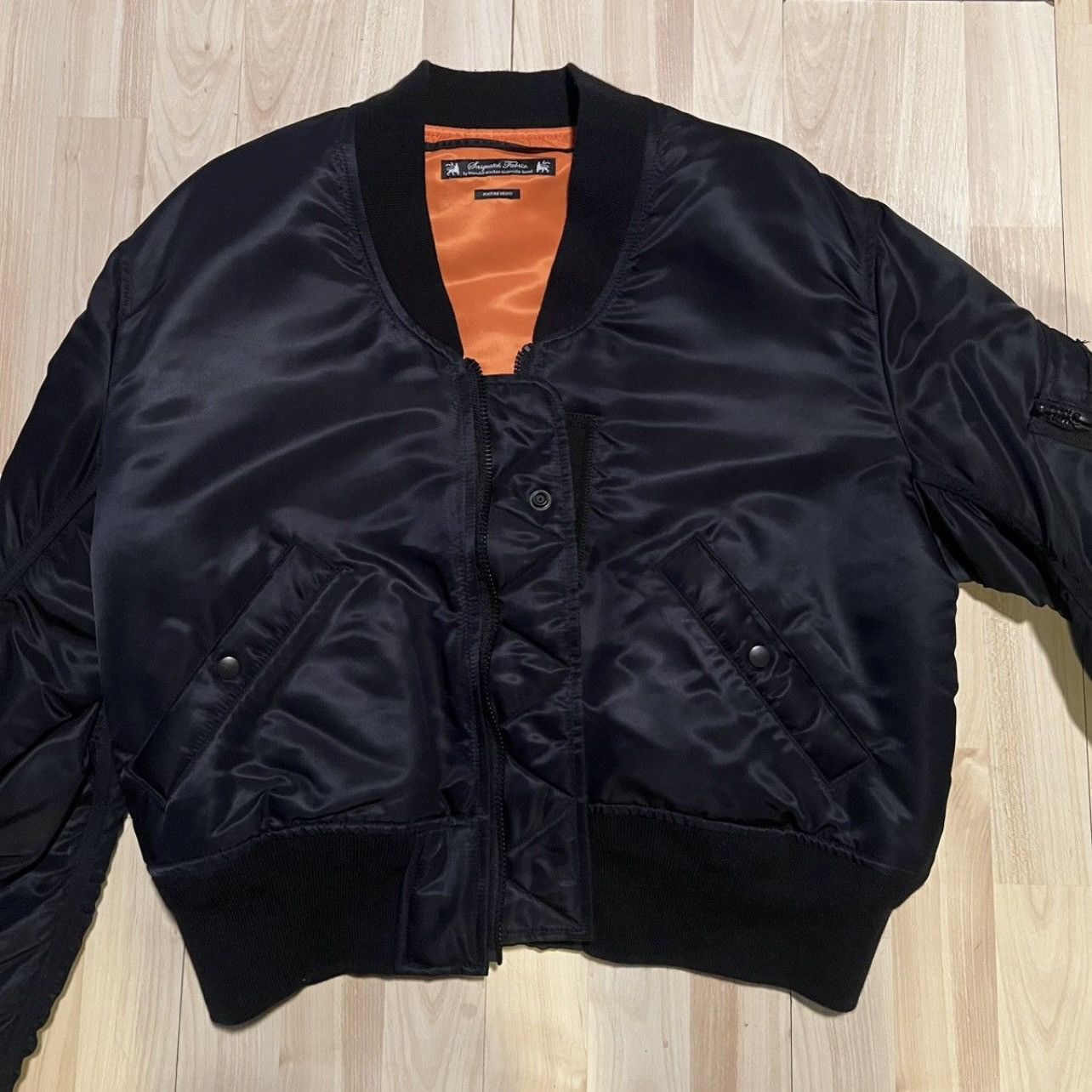 Sasquatchfabrix Short Length MA-1 Bomber Jacket Size US L / EU 52-54 / 3 - 5 Thumbnail