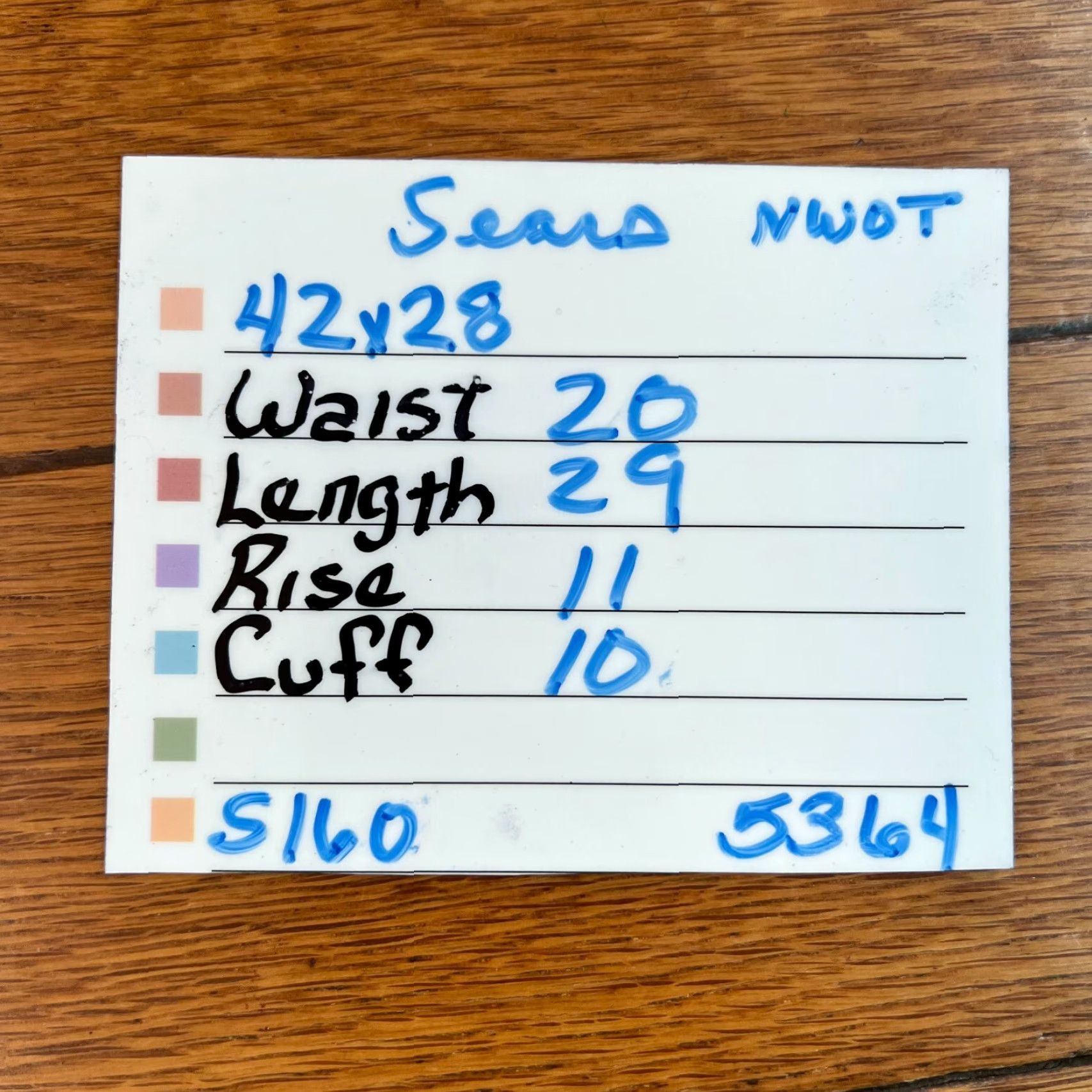 Sears Sears Mens Flat Front Full Fit Mid Rise Straight Khaki Dress Pants Size W42 L28 Size US 40 / EU 56 - 7 Thumbnail