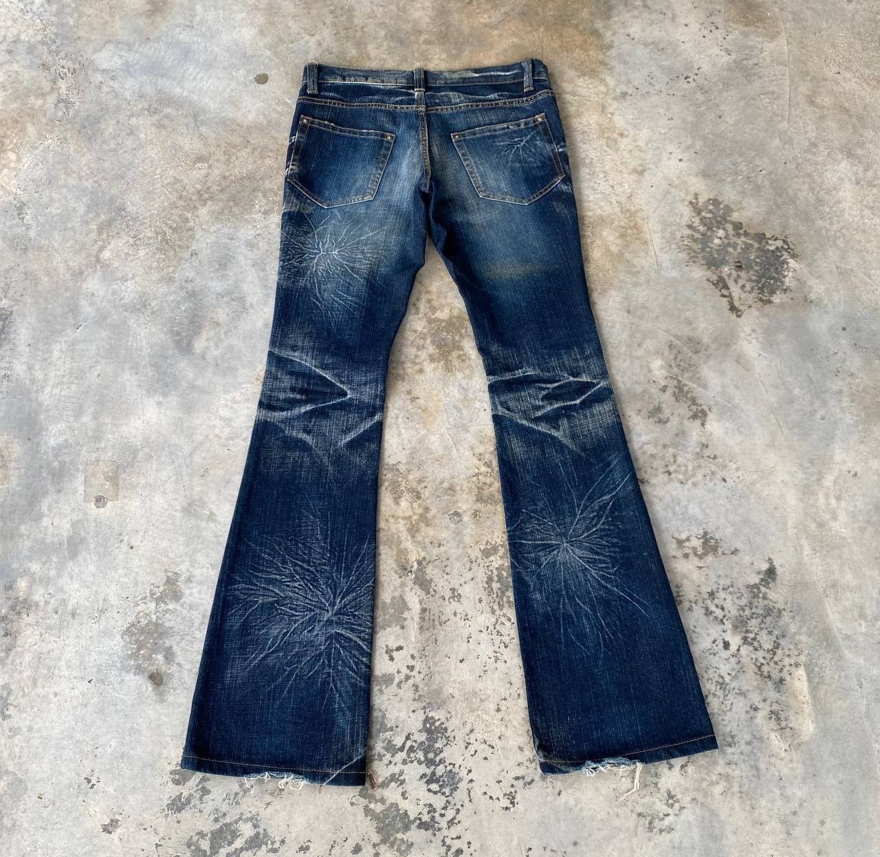 Japanese Brand FLARED JAPAN MODERN LOVERS RUSTY STARBURST GHOSTCLAW MARK Size US 28 / EU 44 - 7 Thumbnail