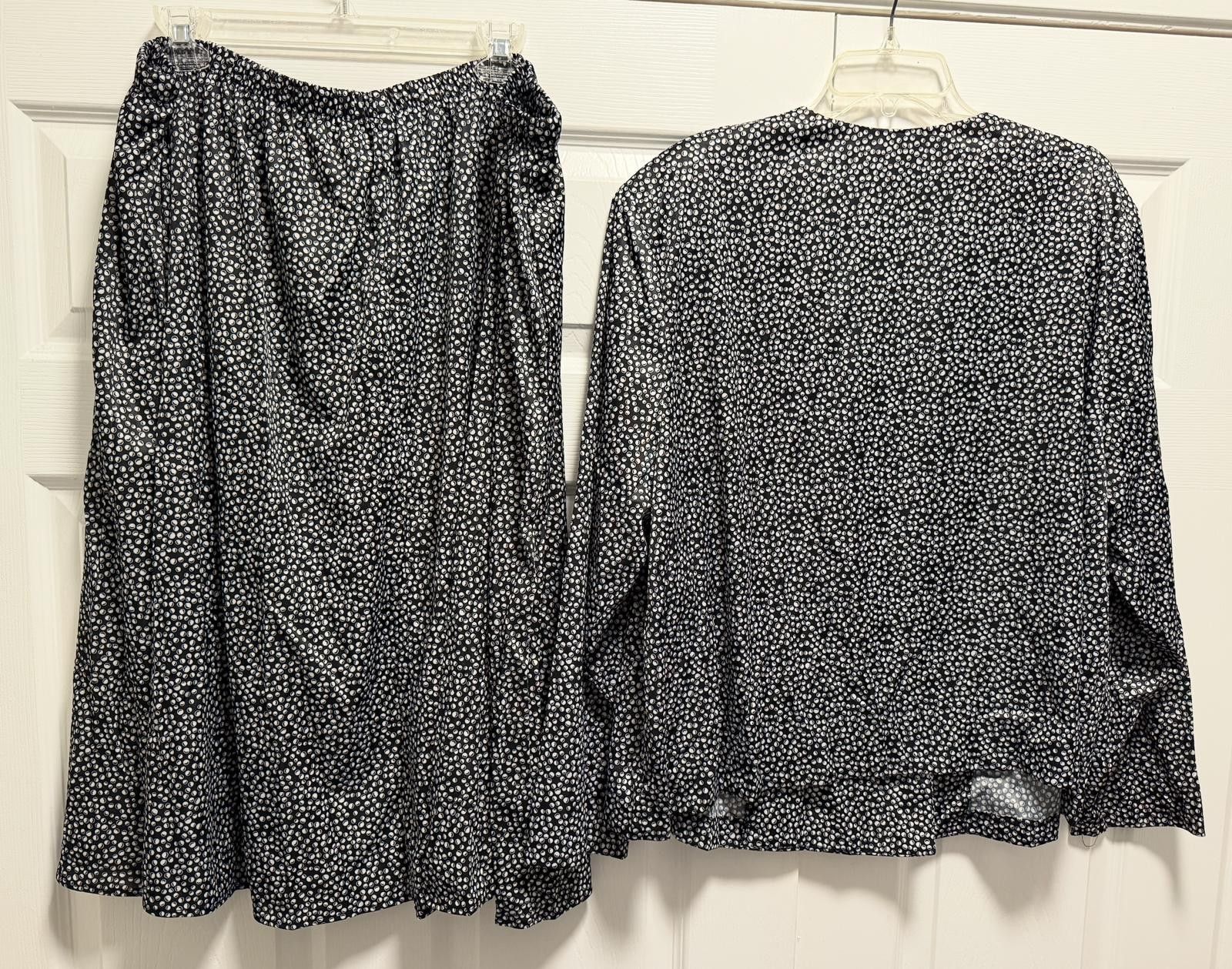 Designer Polka Dot Power Duo Vintage 2‑Piece Set Size M / US 6-8 / IT 42-44 - 2 Thumbnail