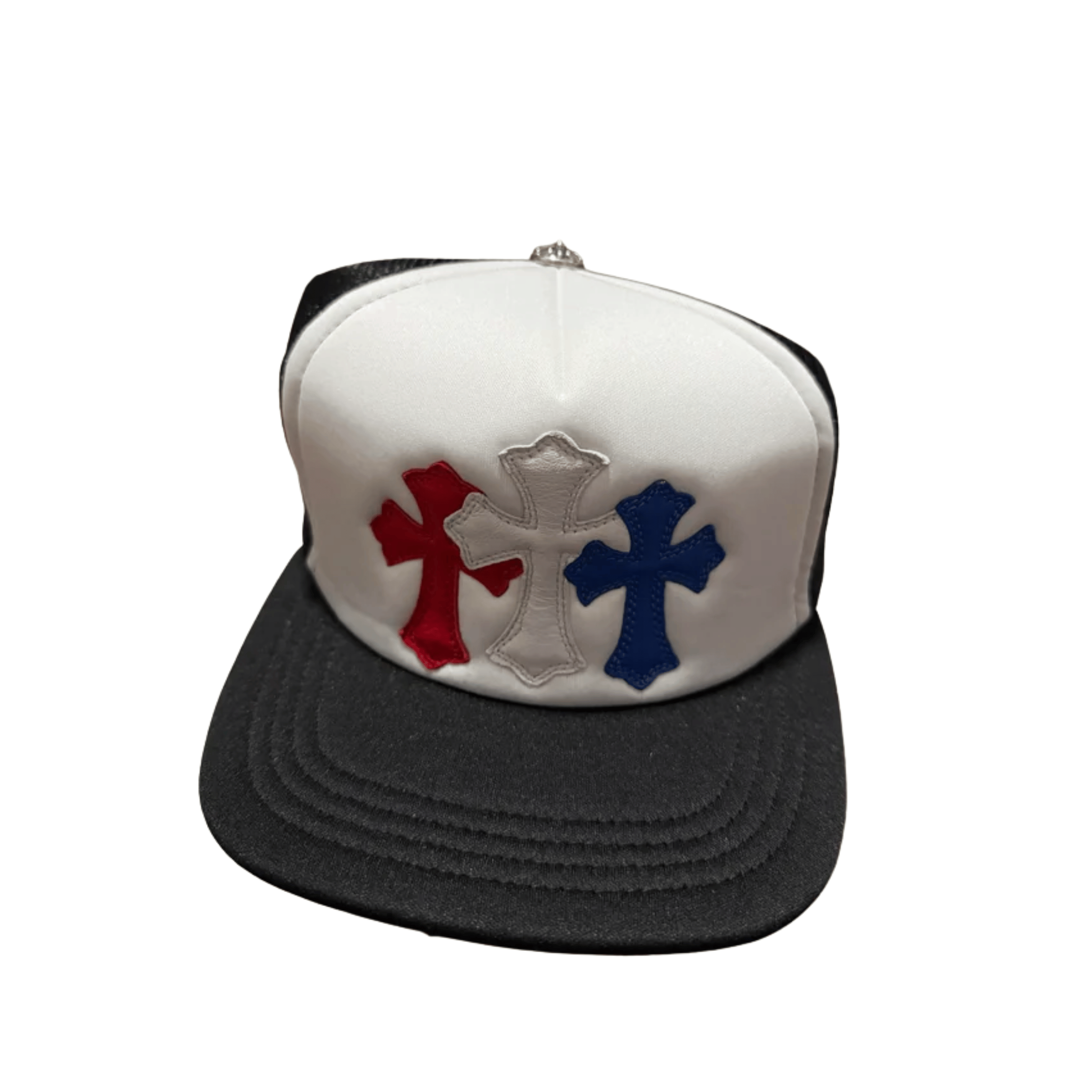 Chrome Hearts CHROME HEARTS Trucker Hat Leather Cross Patches Size ONE SIZE - 7 Thumbnail